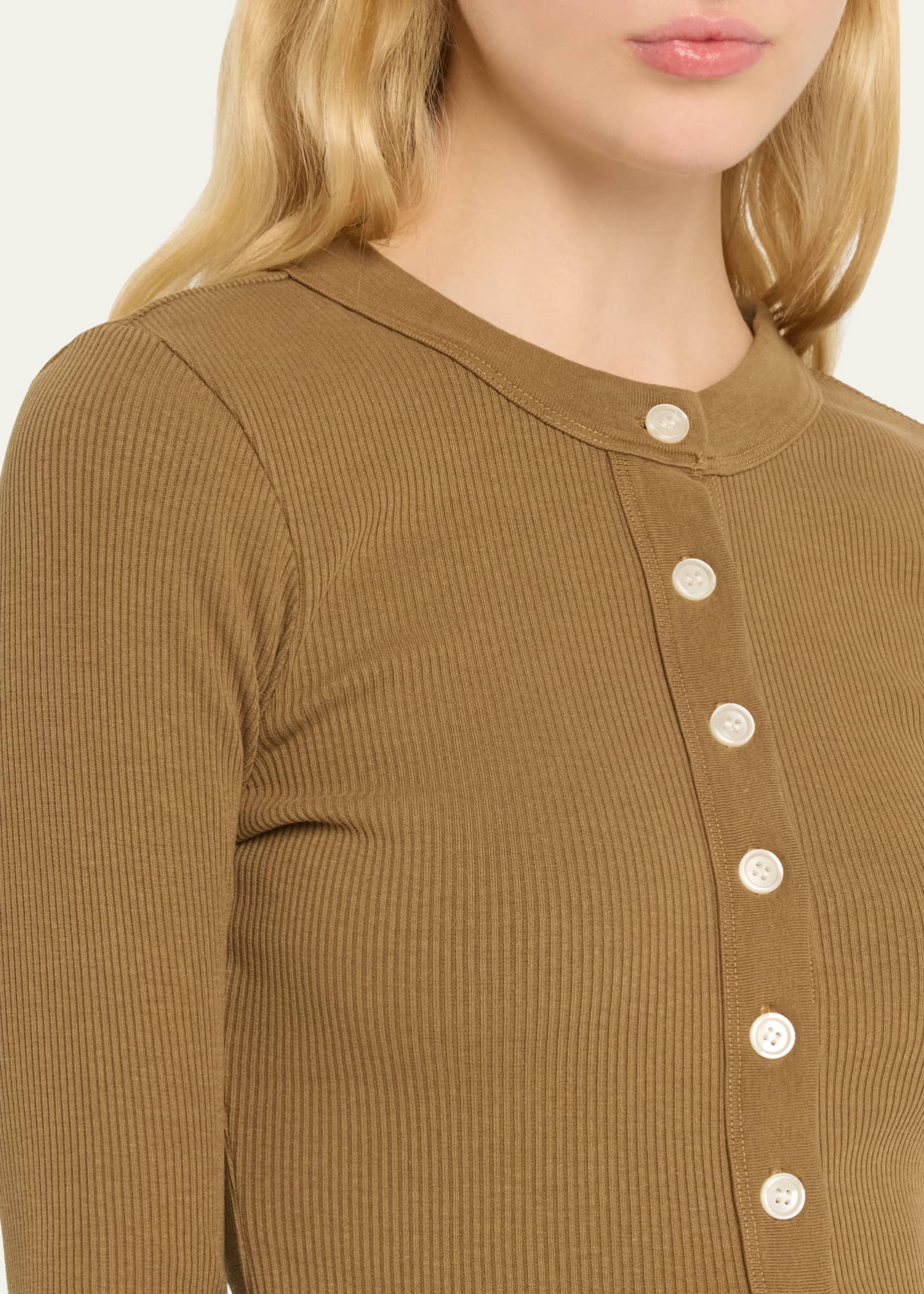 Citizens of Humanity Varra Long-Sleeve Henley Top Image 5 of 5