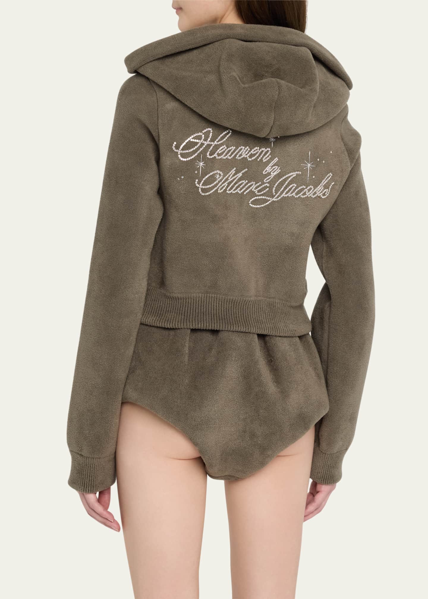 Marc Jacobs Runway Heaven Bear Embroidered Mini Shorts