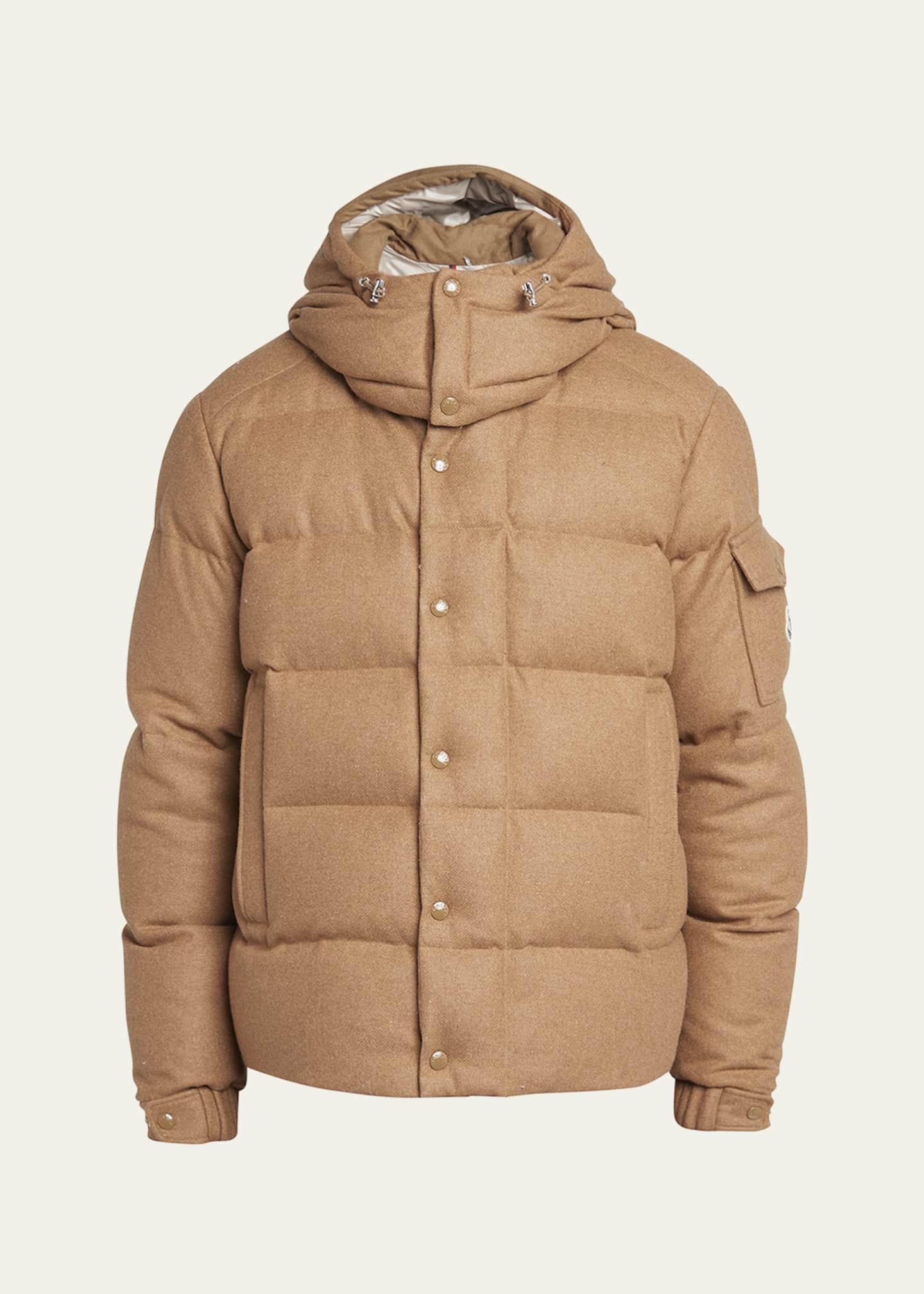 Moncler Men's Vezere Flannel Down Jacket Image 1 of 5