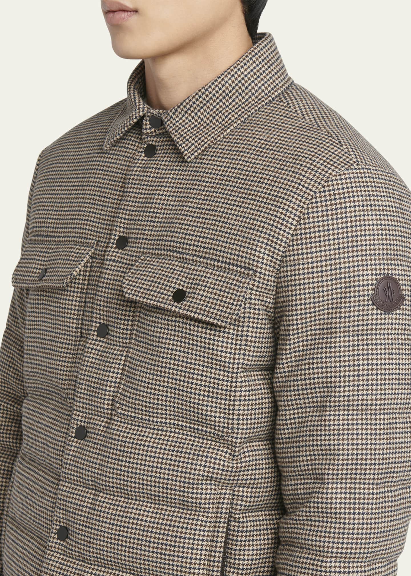 Moncler houndstooth jacket new arrivals