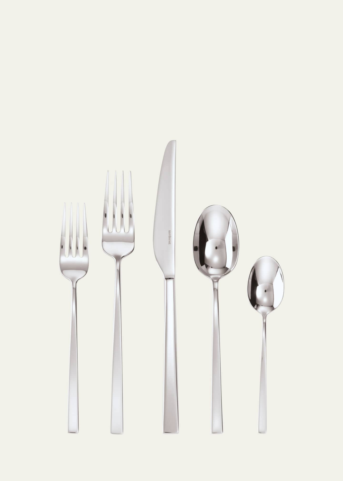Sambonet Linea Q 5-Piece Flatware Place Setting