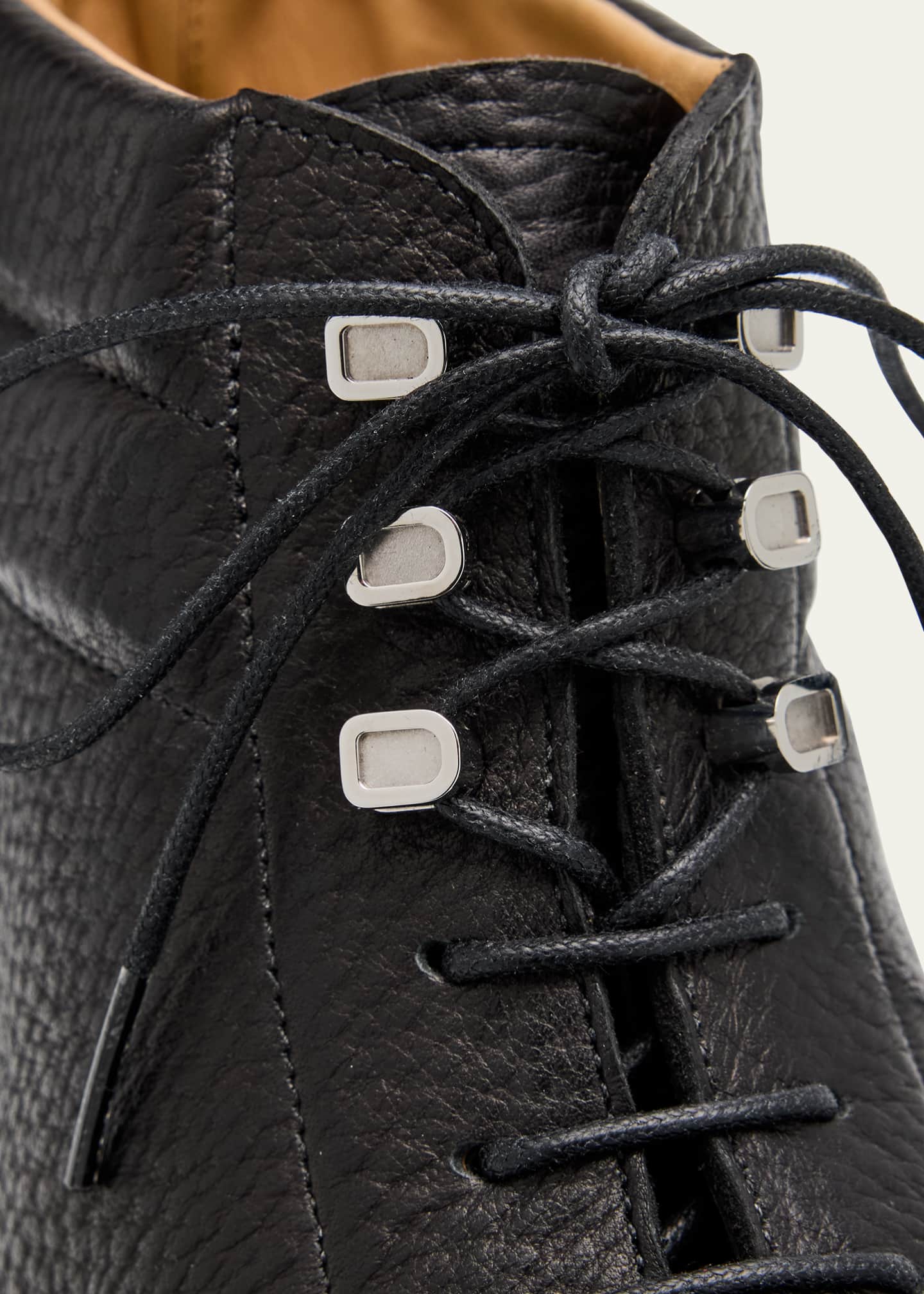 John Lobb Men's Alder Grained Leather Hiking Boots Image 4 of 4
