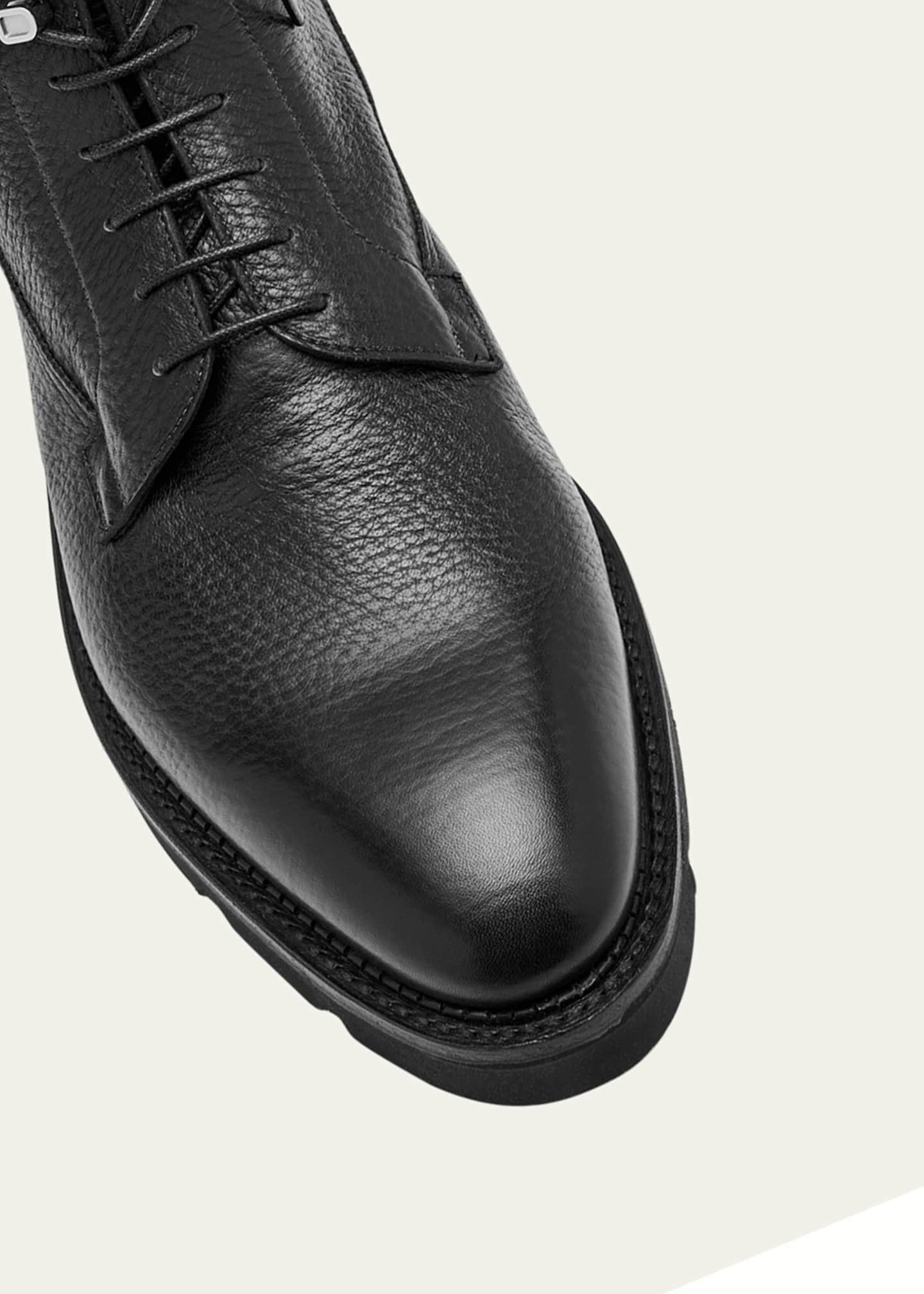 John Lobb Men's Alder Grained Leather Hiking Boots Image 3 of 4