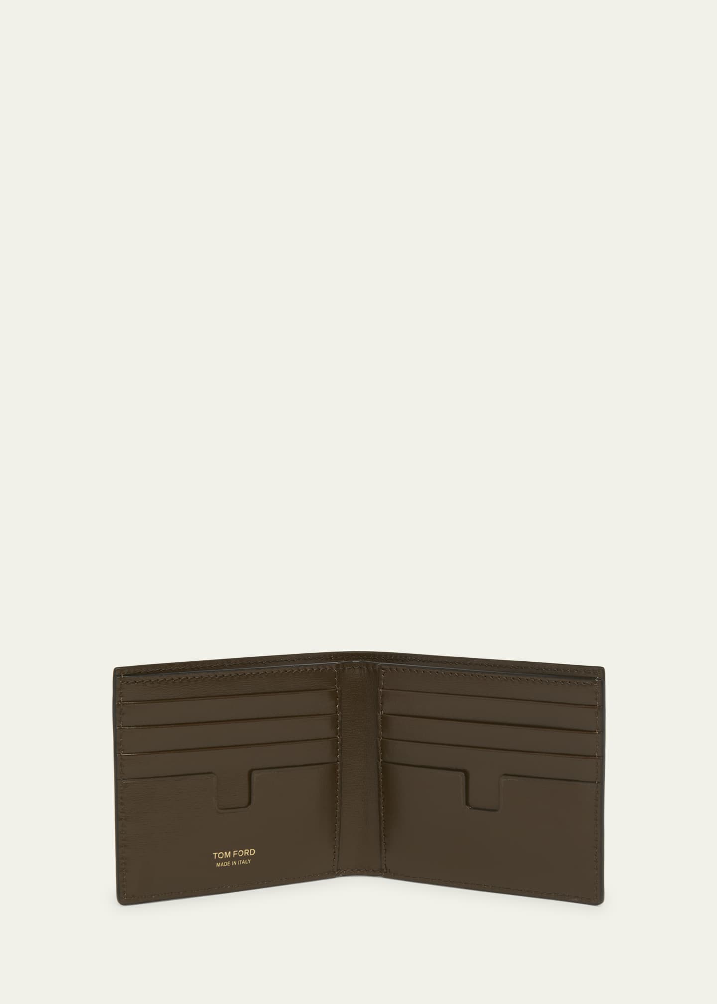 TOM FORD Men's Bi-Fold Leather Wallet Image 4 of 4