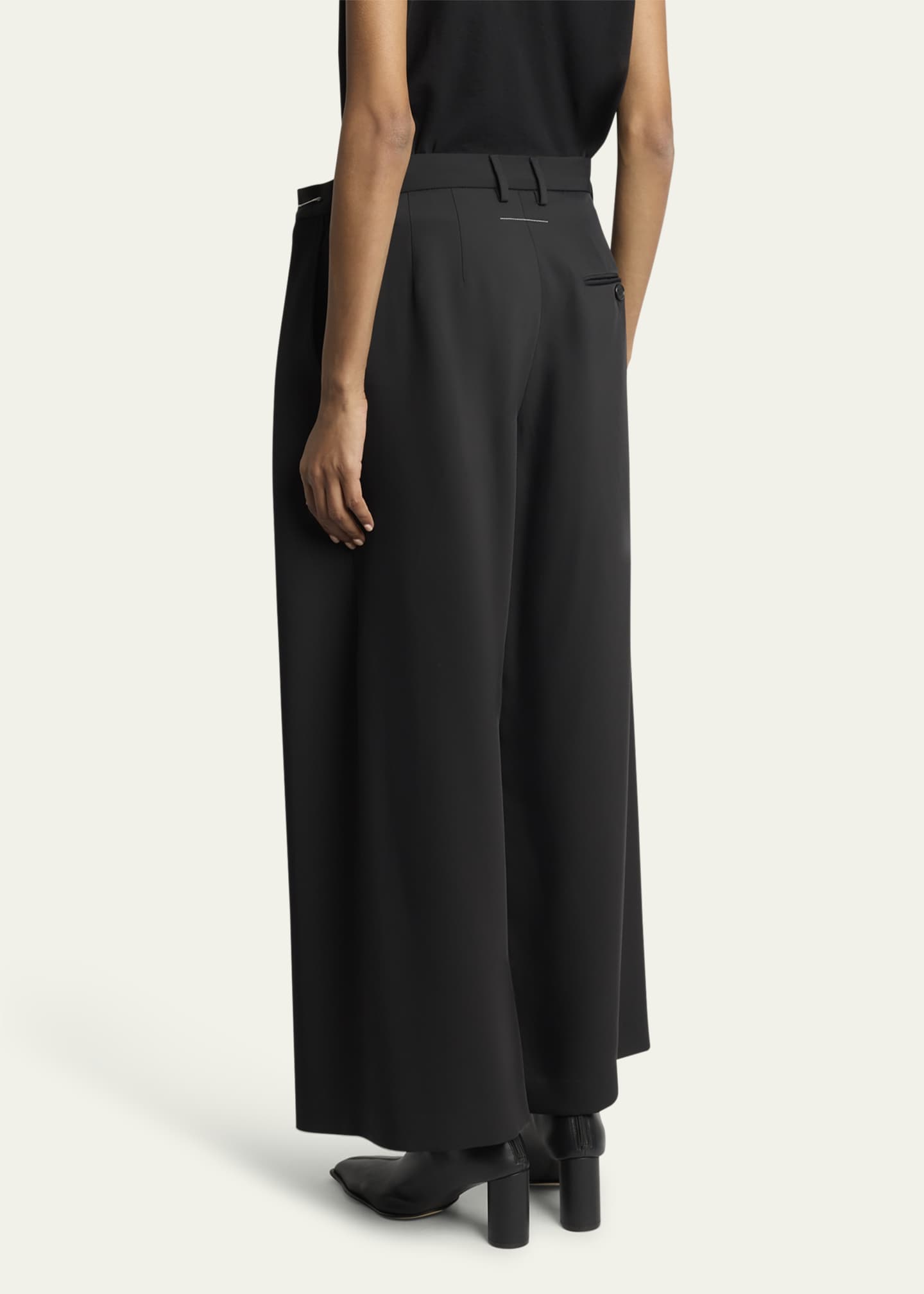 MM6 Maison Margiela Wide Leg Pants Bergdorf Goodman