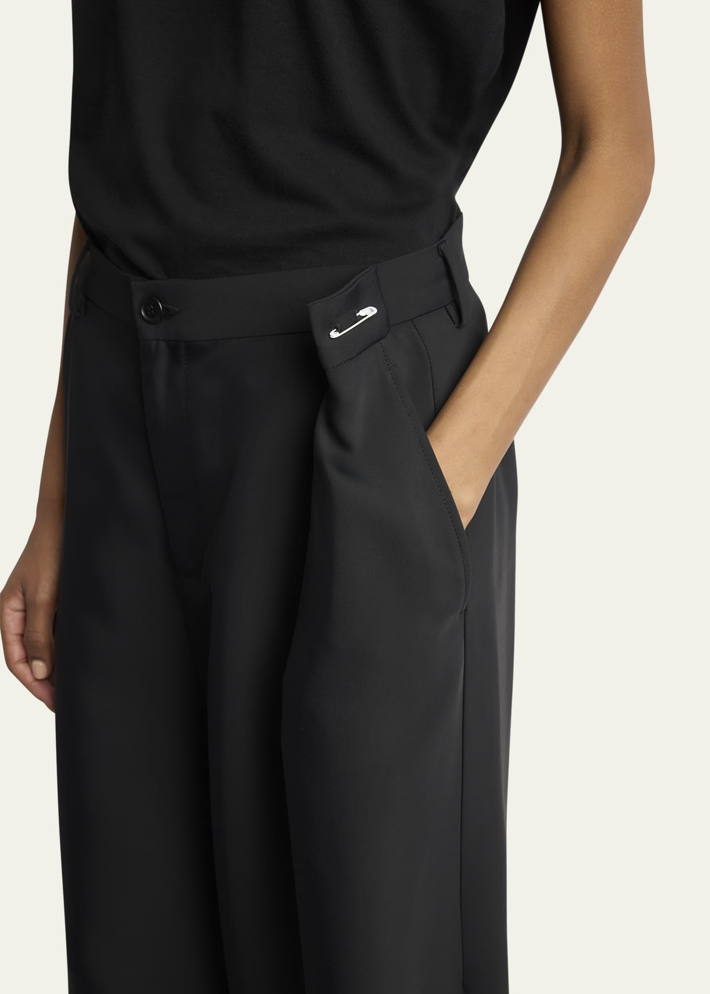 MM6 Maison Margiela Wide-Leg Pants - Bergdorf Goodman