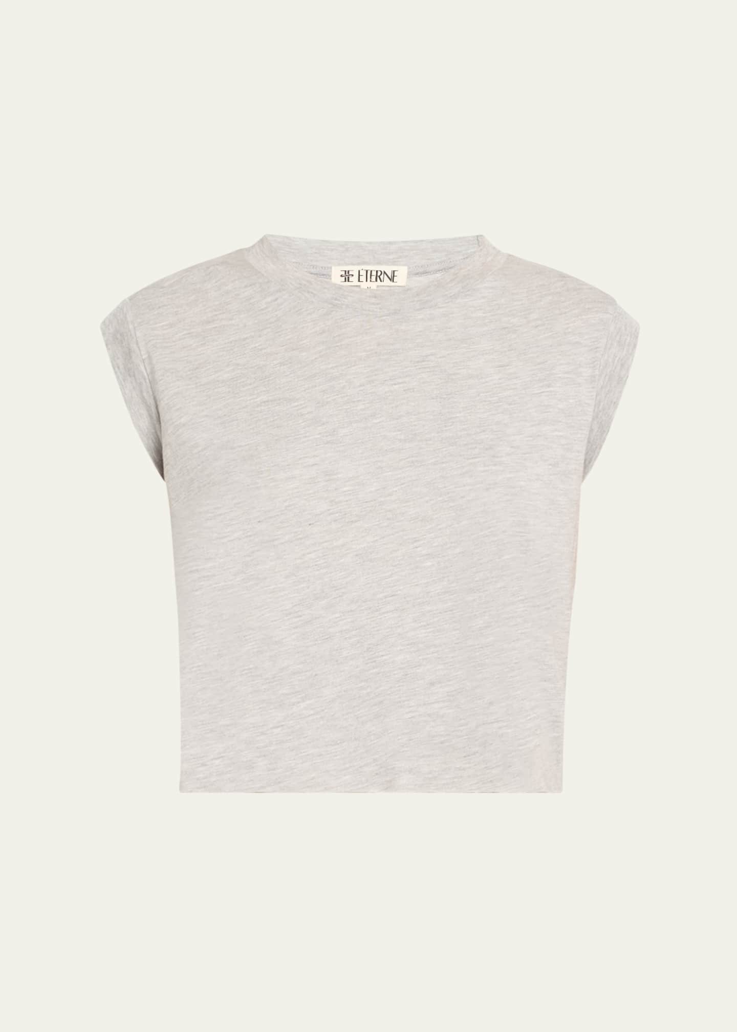 Eterne Square-Neck Cropped Tank Top Image 1 of 5