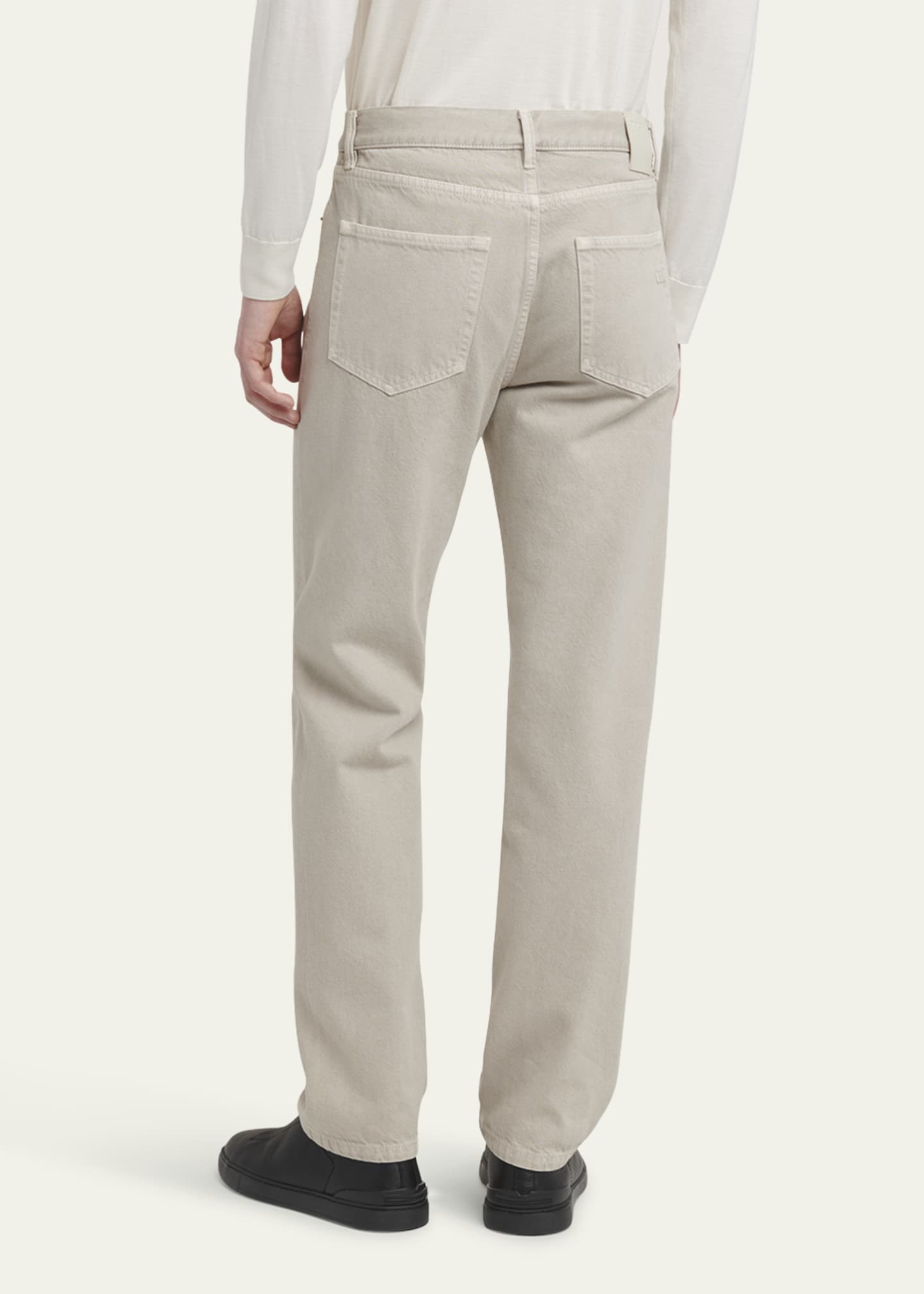 ZEGNA Men's Cotton Denim Five-Pocket Pants Image 3 of 5