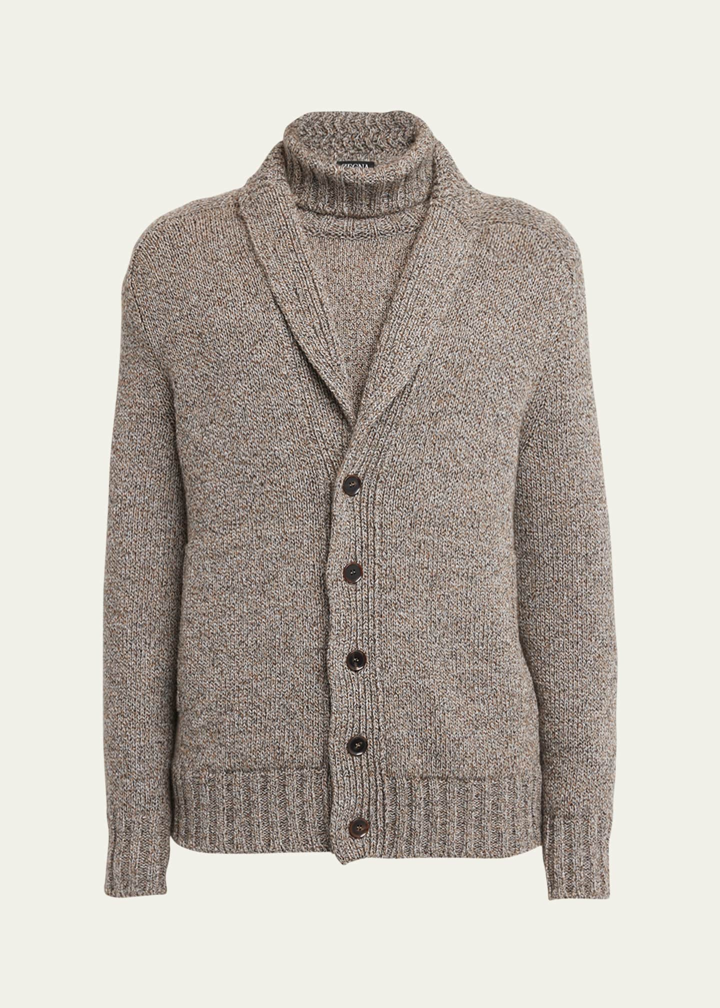 ZEGNA Men's Oasi Cashmere Cardigan Jacket Image 1 of 5
