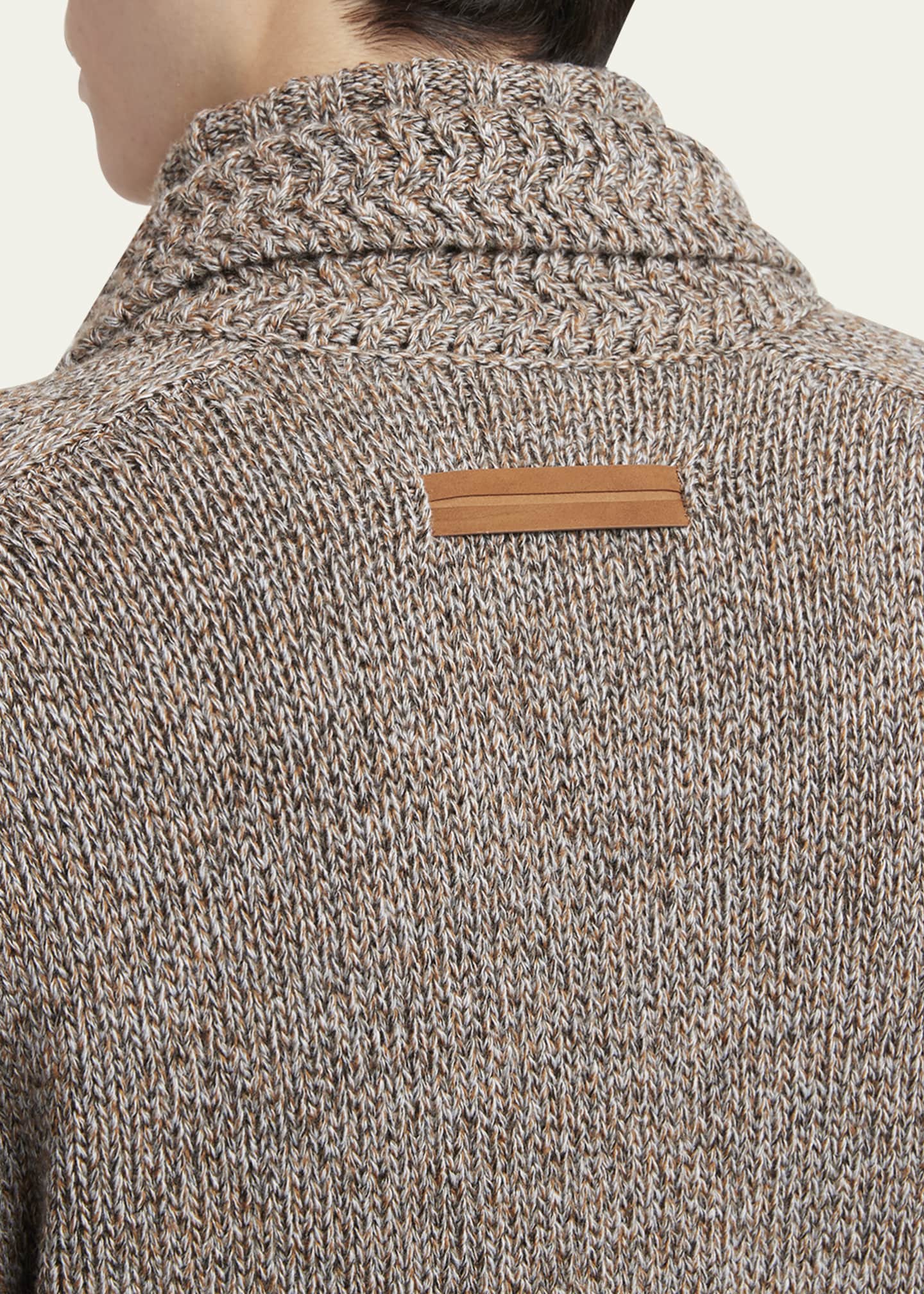 ZEGNA Men's Oasi Cashmere Cardigan Jacket Image 5 of 5