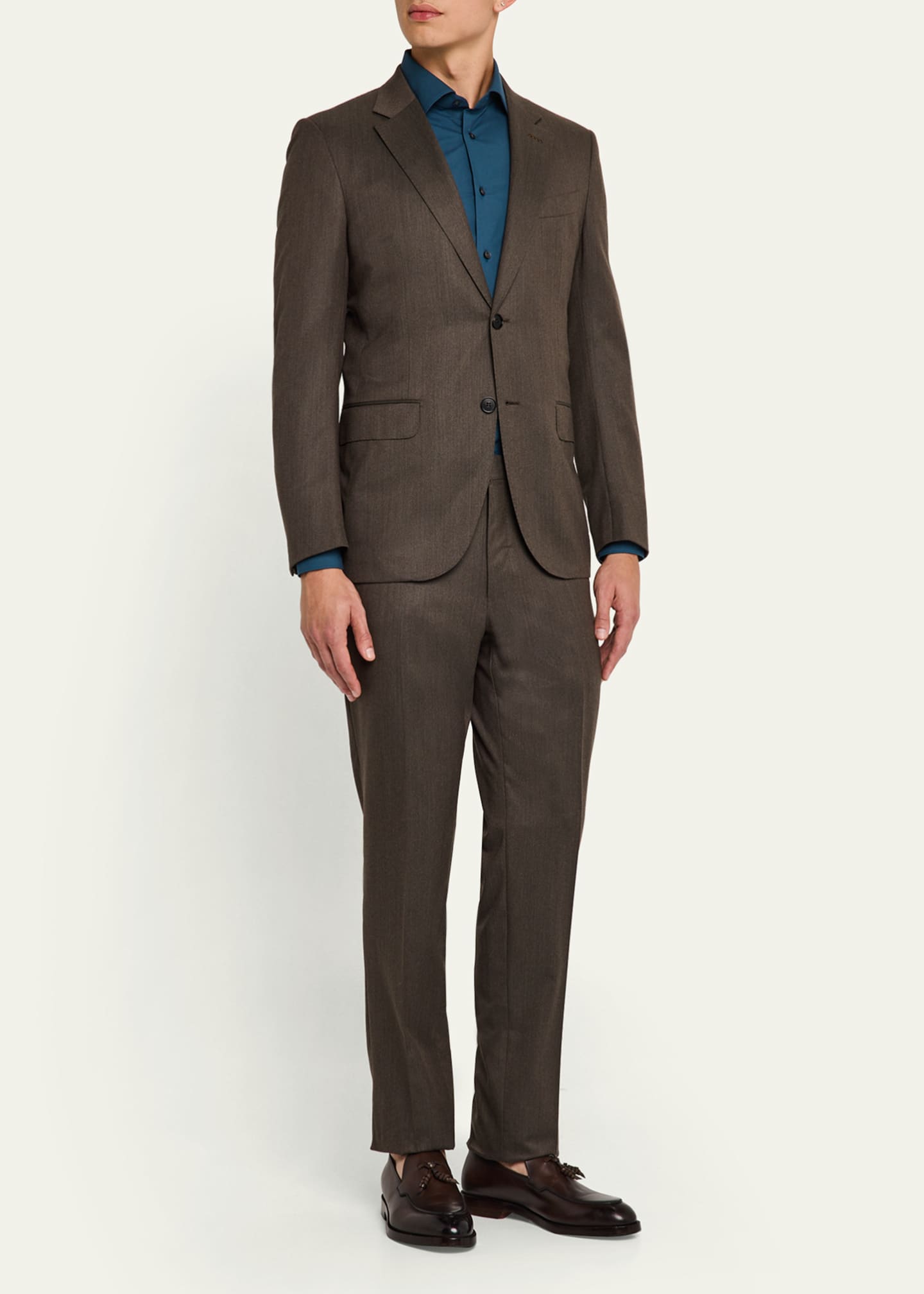 Men's Centoventimila Solid Suit - Thumbnail 2