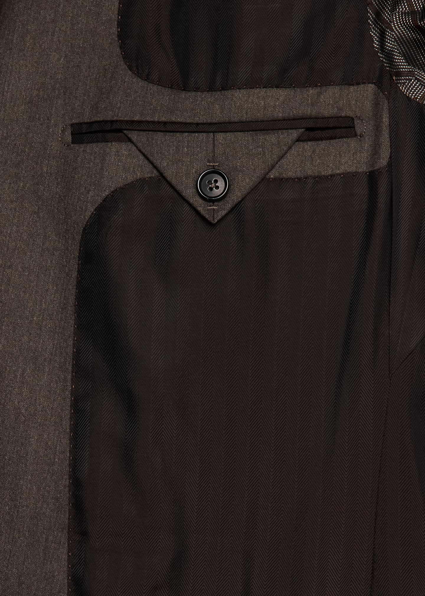 Men's Centoventimila Solid Suit - Thumbnail 7