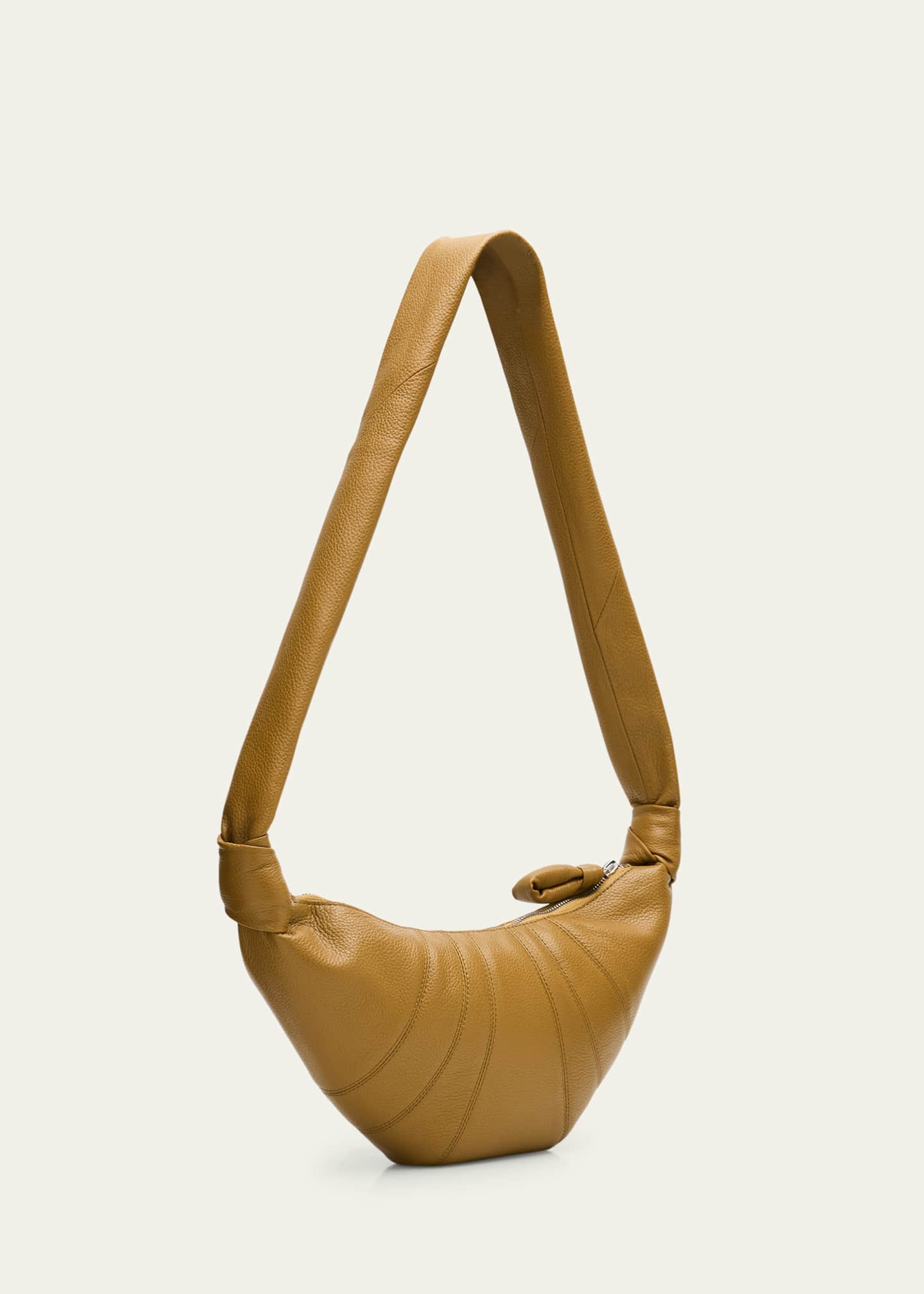 LEMAIRE Men's Small Croissant Leather Shoulder Bag