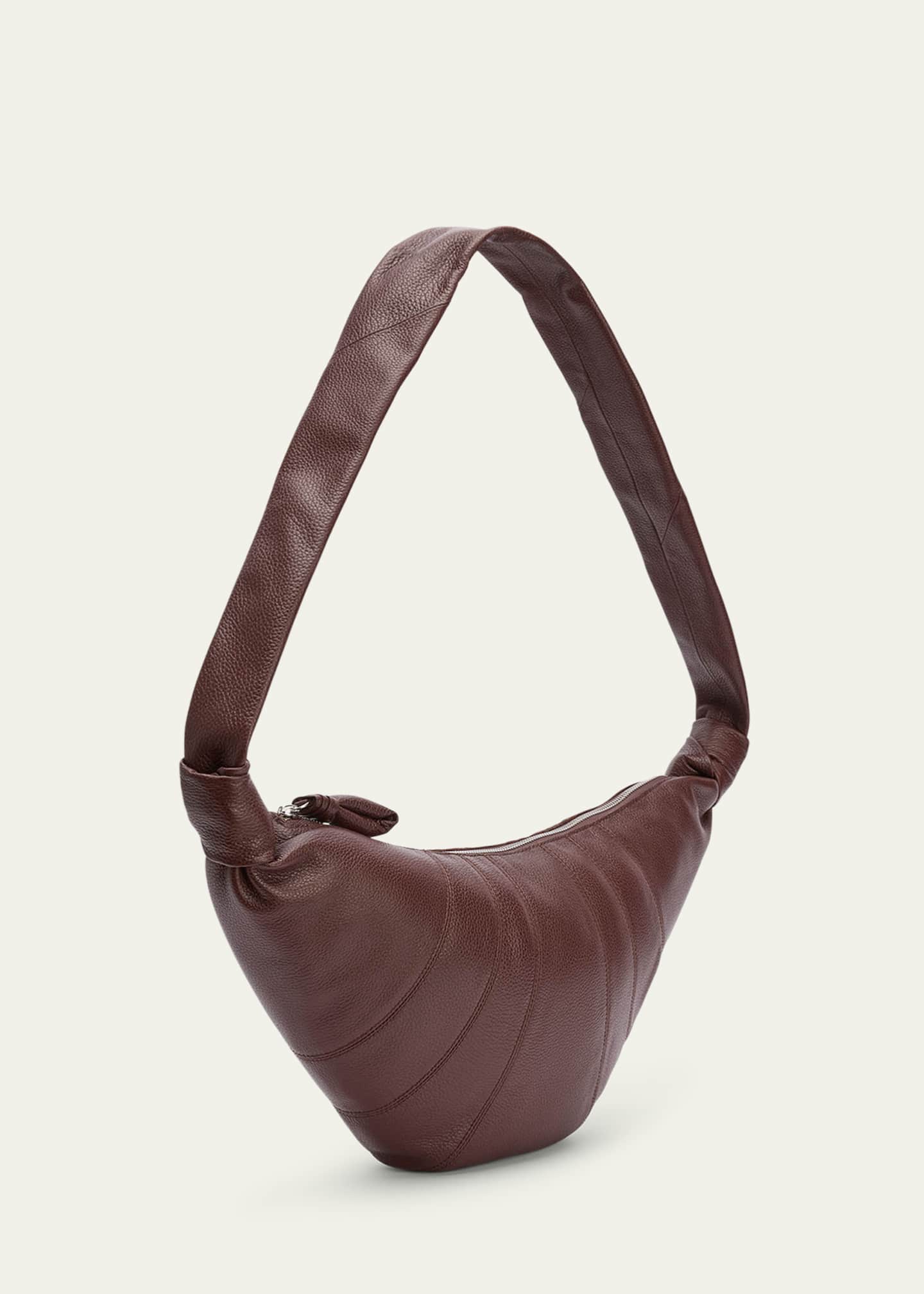 LEMAIRE Men's Medium Croissant Leather Shoulder Bag Image 2 of 3
