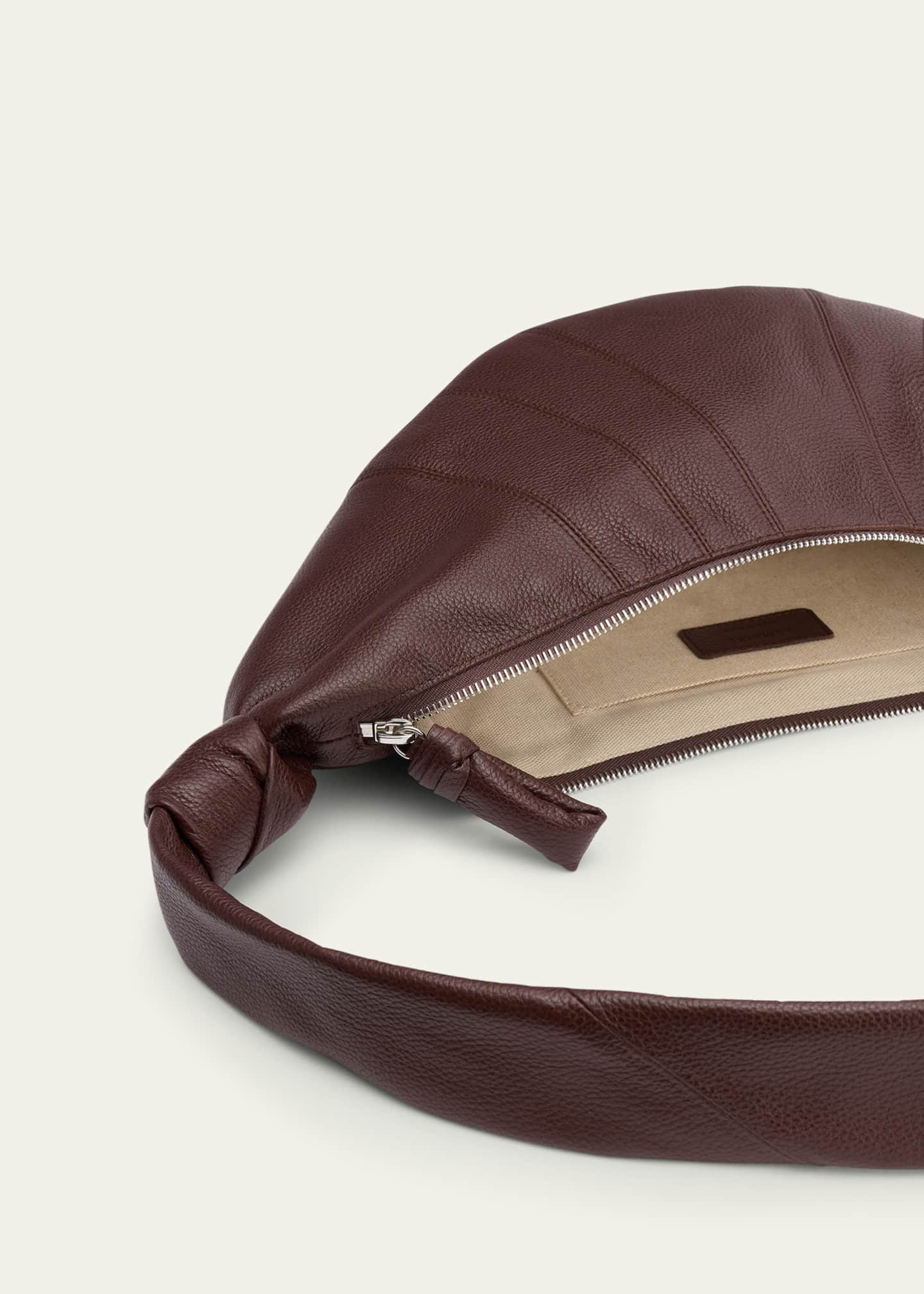LEMAIRE Men's Medium Croissant Leather Shoulder Bag Image 3 of 3