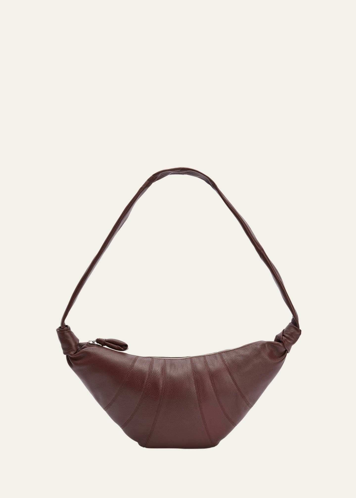 LEMAIRE Men's Medium Croissant Leather Shoulder Bag Image 1 of 3