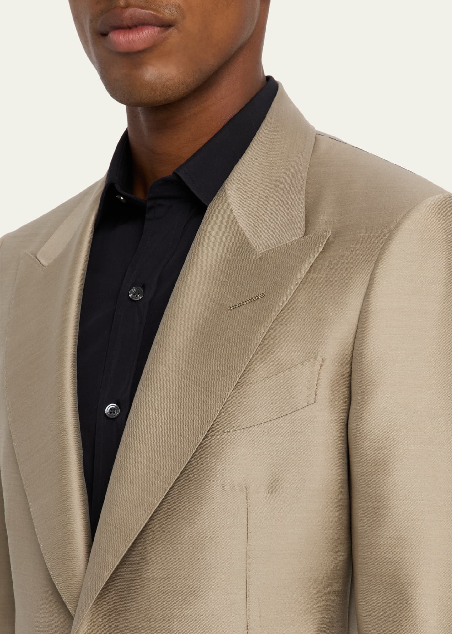 TOM FORD Men's Shelton Mohair-Silk Twill Suit Image 6 of 8