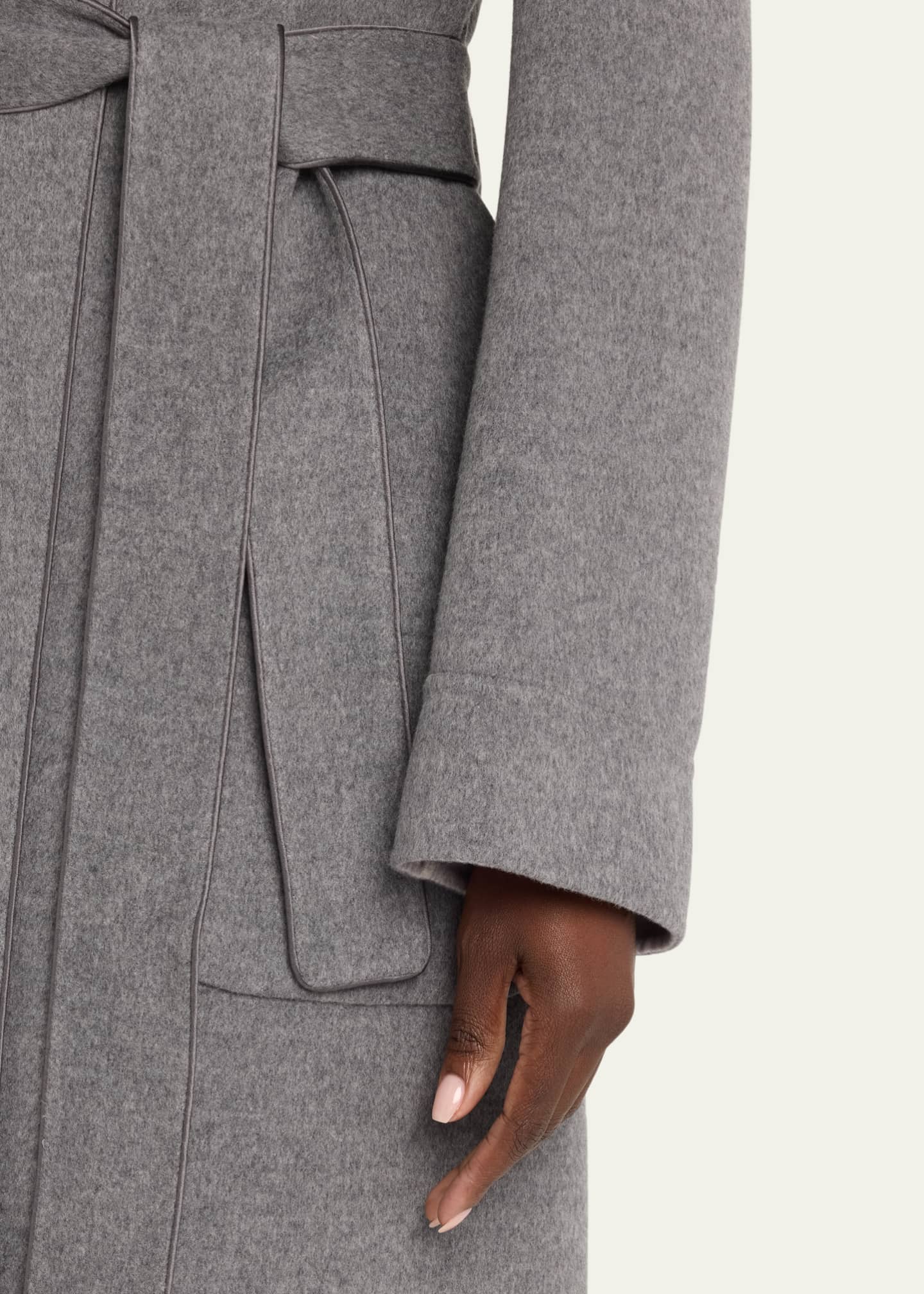Armani caban coat deals