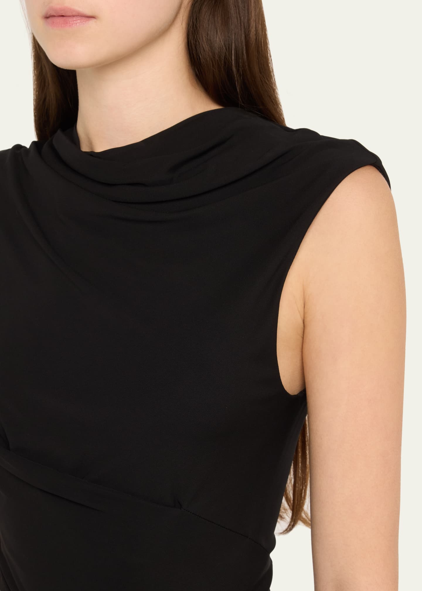 SIMKHAI Acacia Sleeveless Gathered Midi Dress - Bergdorf Goodman