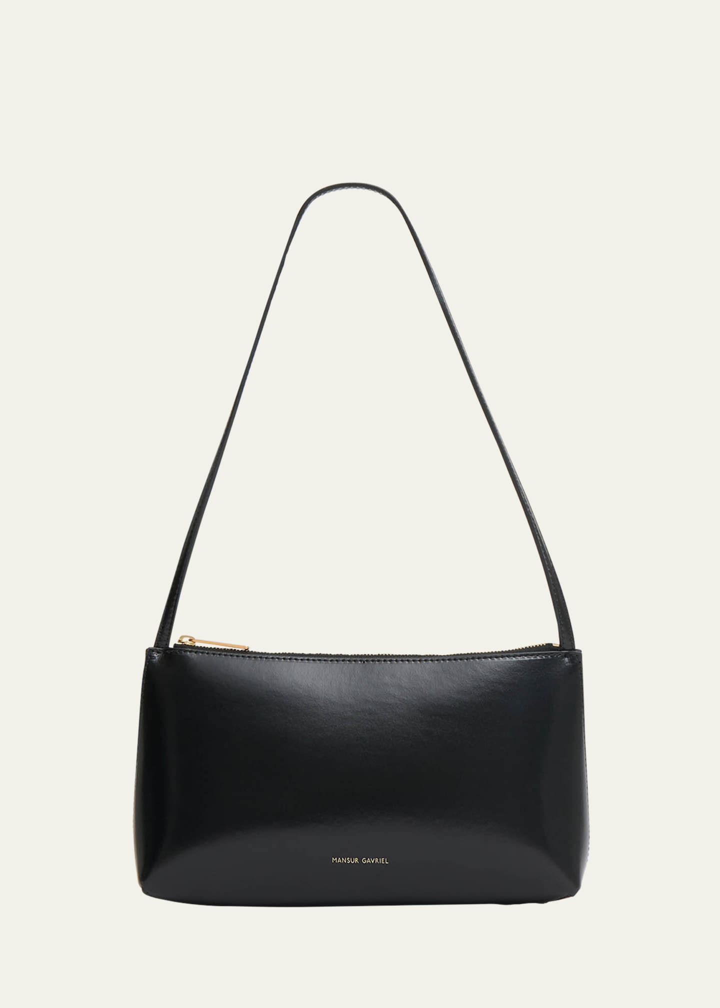 Mansur Gavriel Gaia Zip Leather Shoulder Bag Image 1 of 5