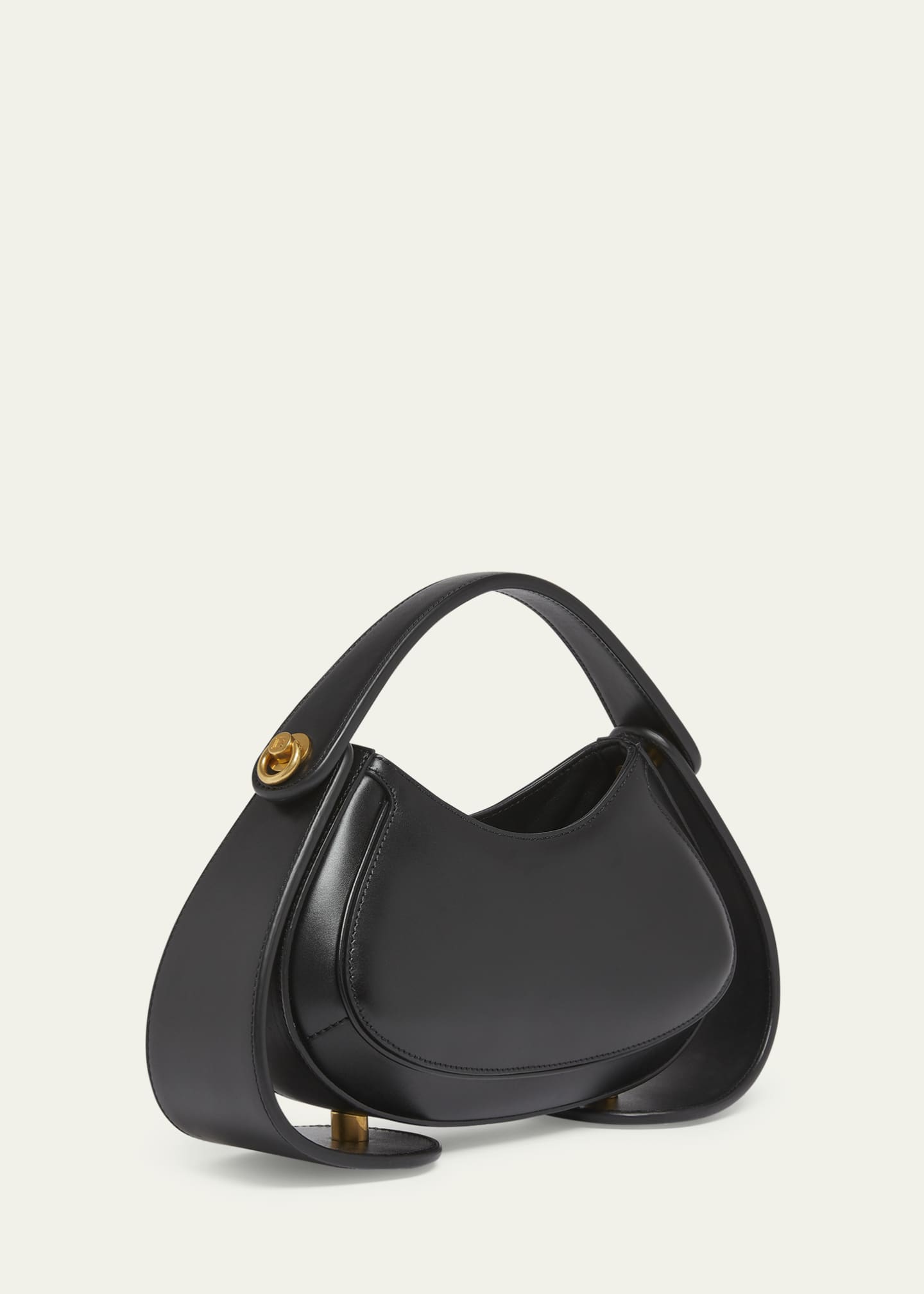 Balmain Jolie Madame Medium Top-Handle Bag in Leather Image 3 of 5