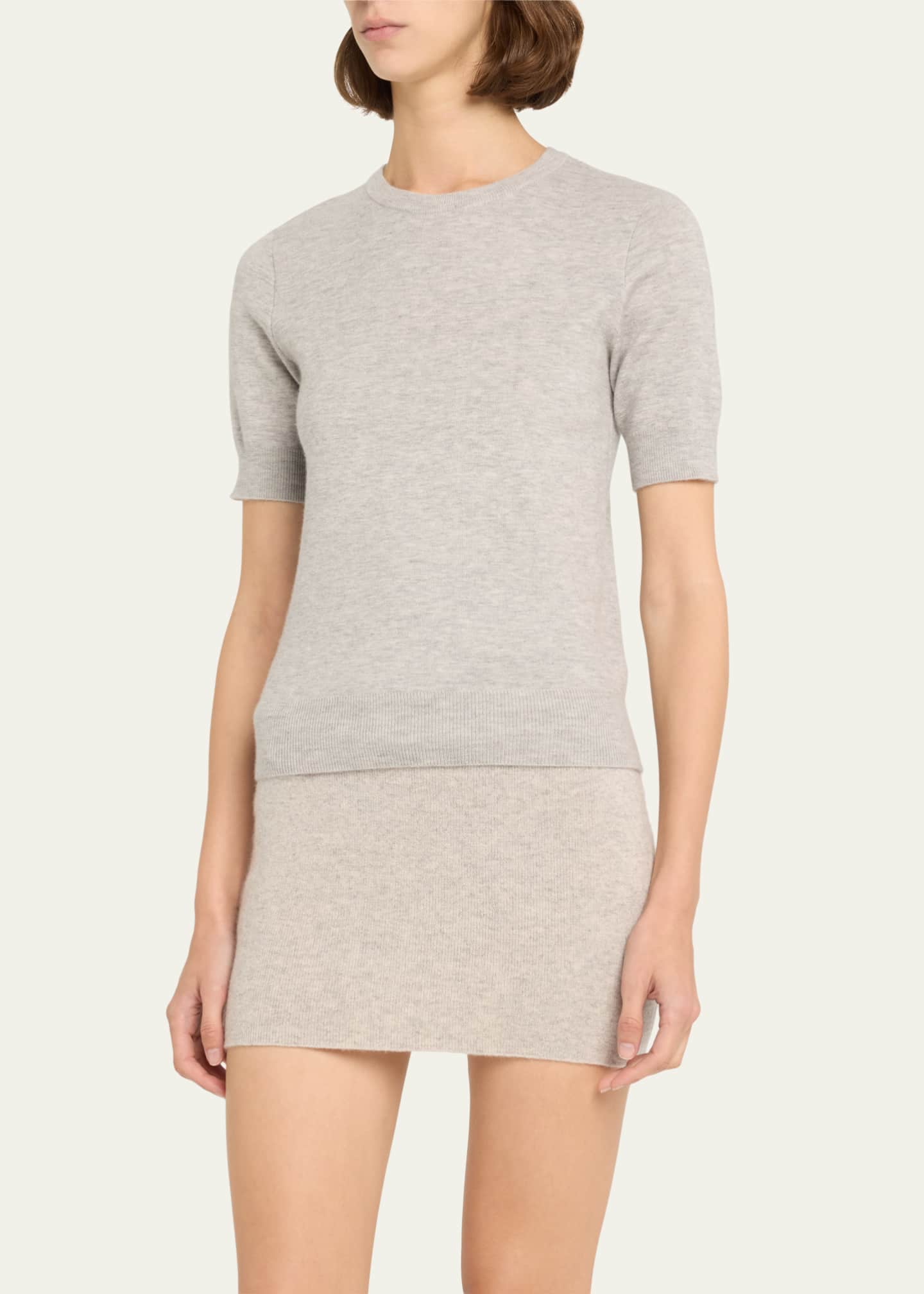 AEXAE Crewneck Cashmere T-Shirt Image 4 of 5