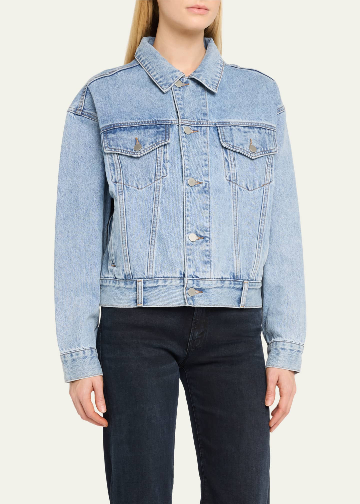 AEXAE Classic Denim Jacket Image 4 of 5