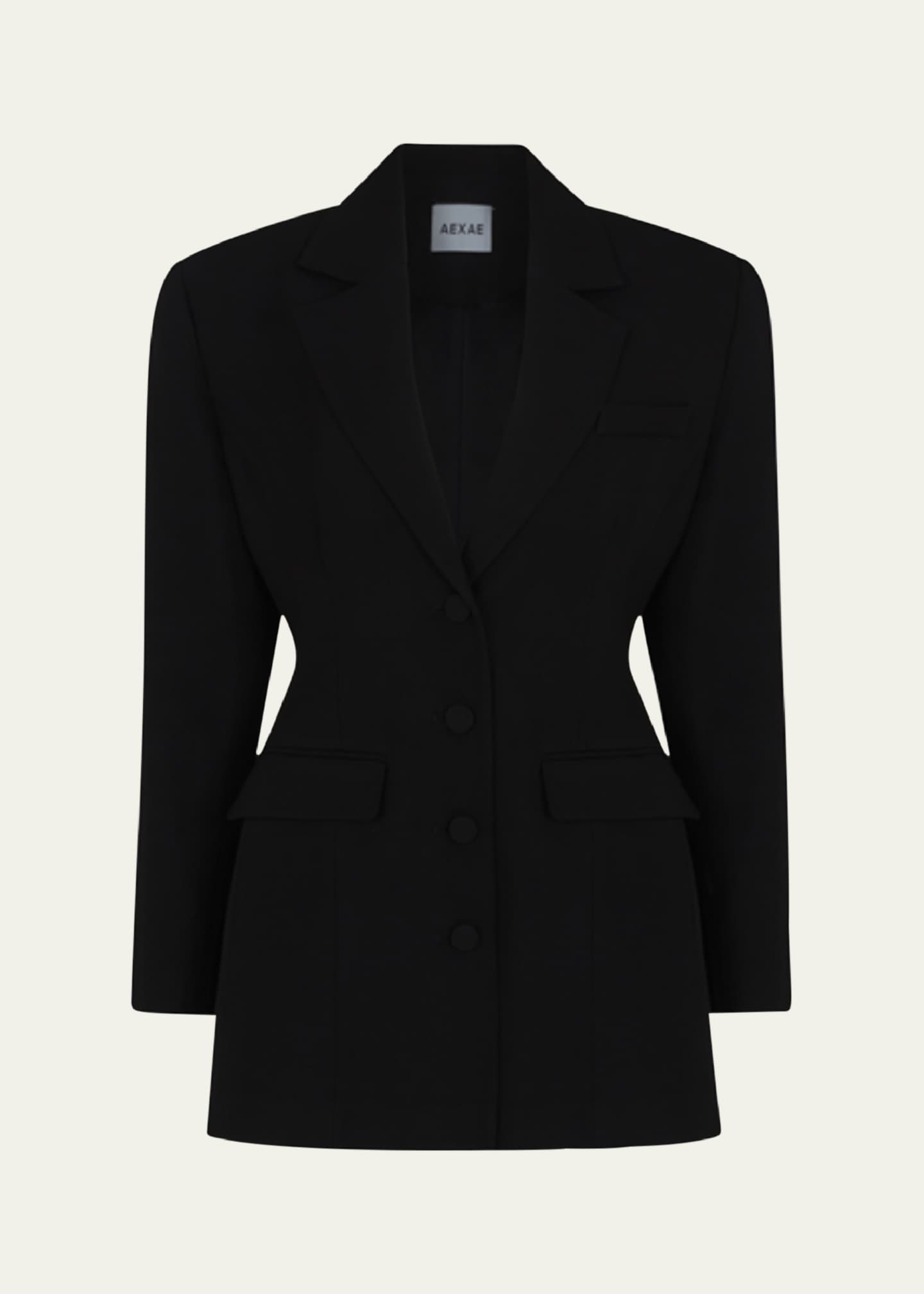 AEXAE Contoured Mini Blazer Dress