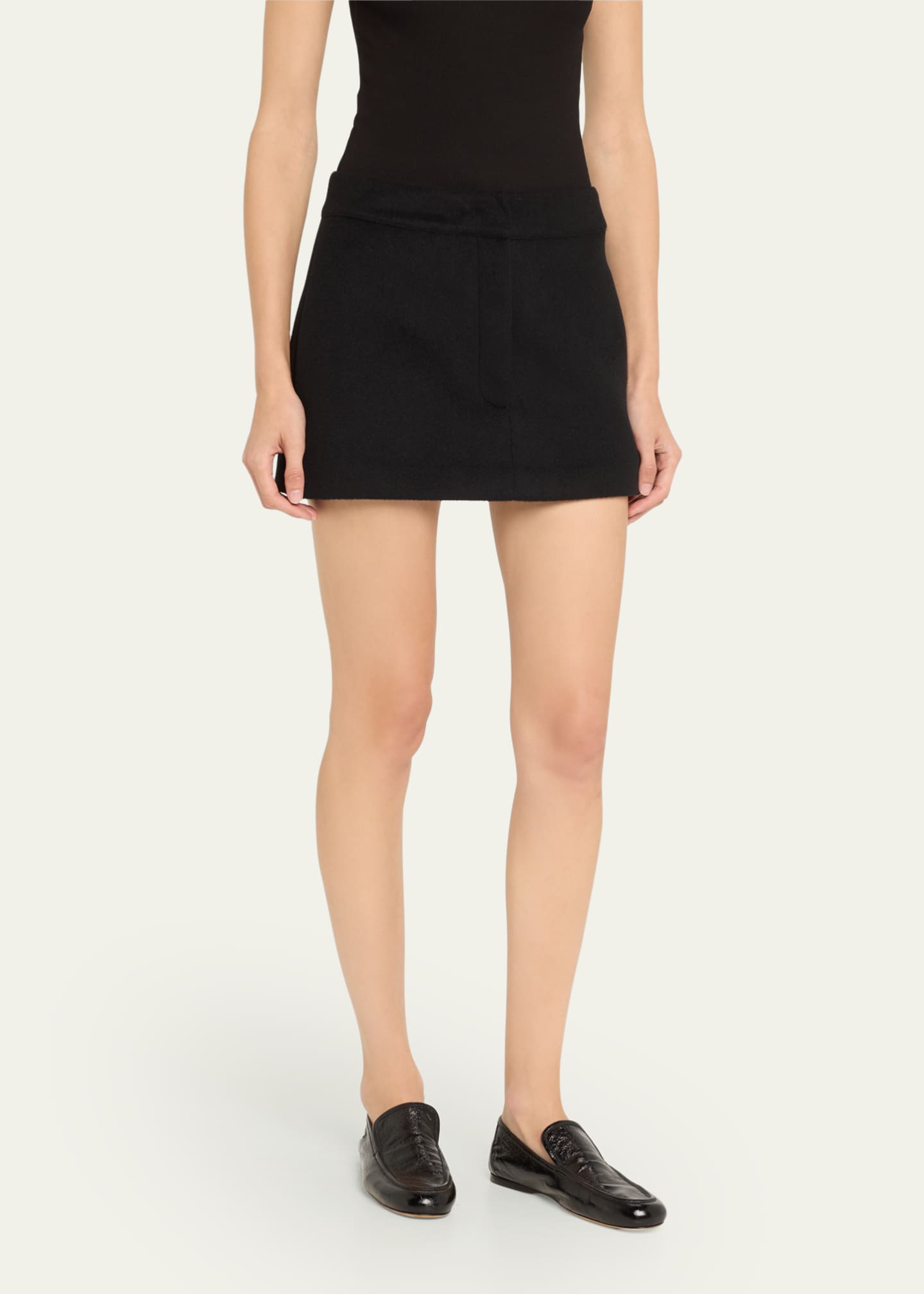 VIP【送料関税込】CELINE WOOL MINI SKIRT AEXAE Cashmere-Wool Mini Skirt - Bergdorf Goodman