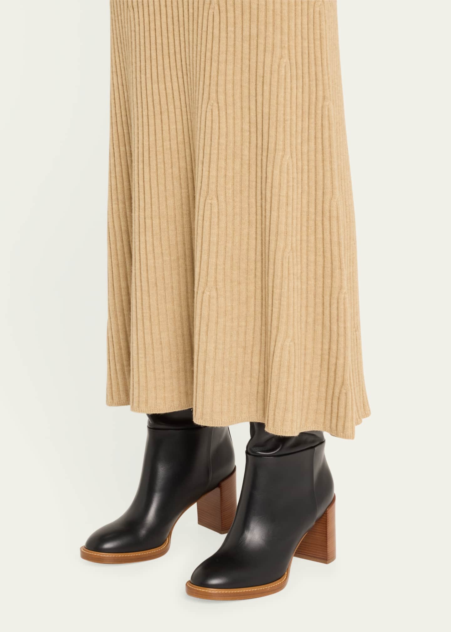 Gabriela Hearst Bocca Calfskin Tall Boots Image 2 of 6