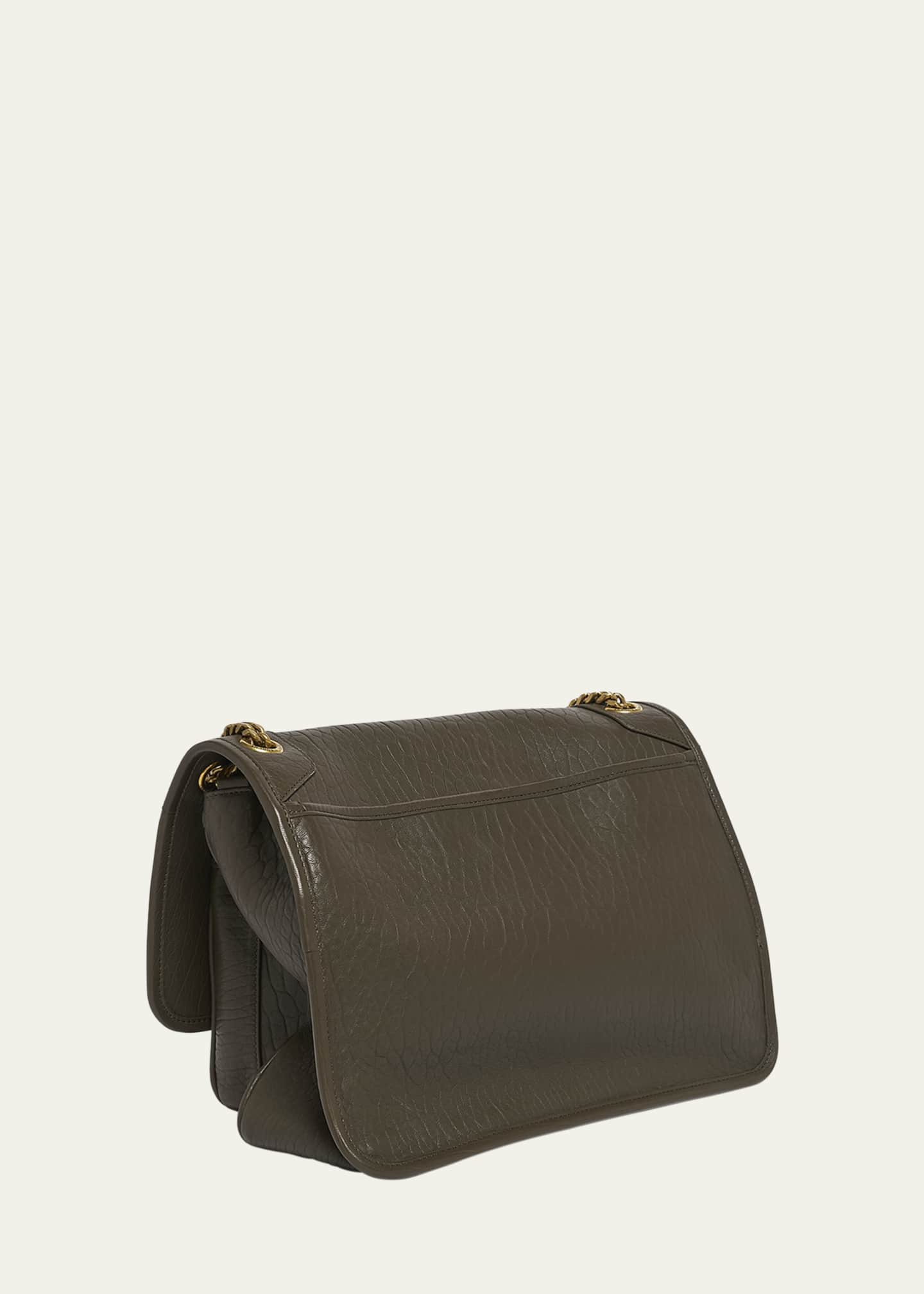 Saint Laurent Niki Large YSL Crossbody Bag in Lambskin Leather Image 3 of 5