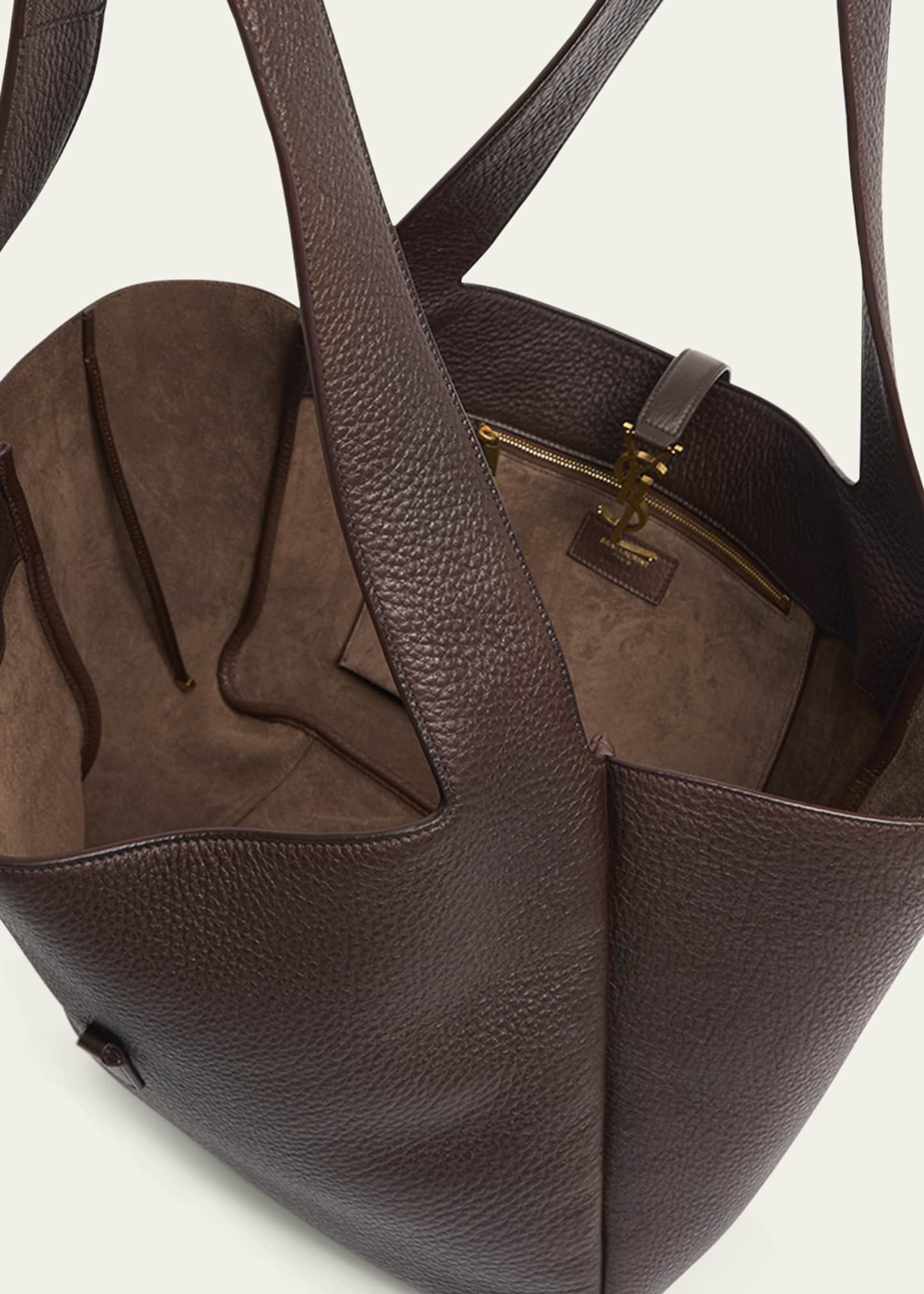 Saint Laurent Bea YSL Tote Bag in Deer Leather - Bergdorf