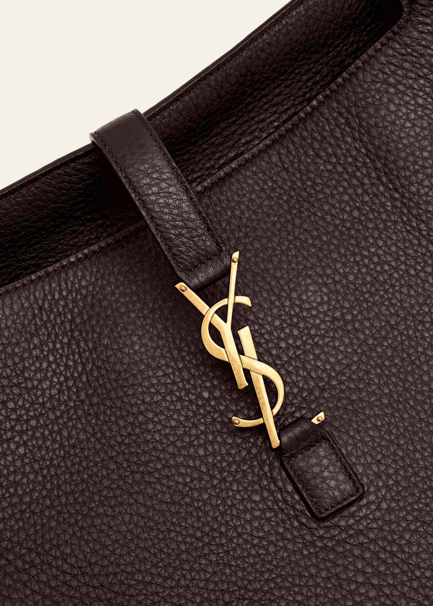 Saint Laurent Bea YSL Tote Bag in Deer Leather Image 6 of 6