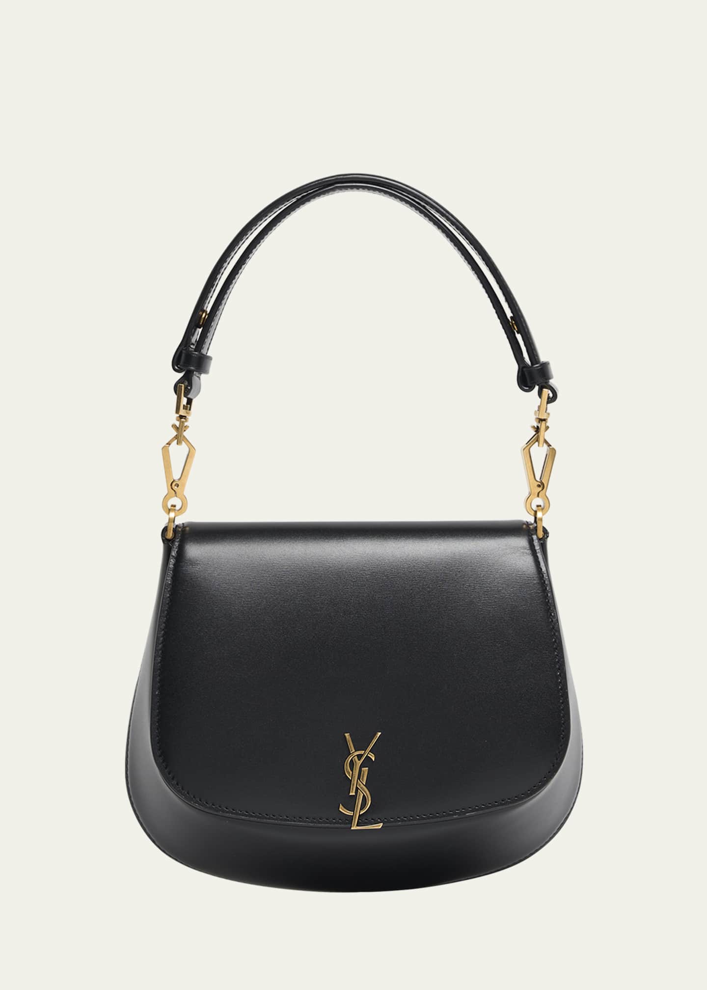 Saint Laurent Voltaire Top-Handle Bag in Smooth Leather Image 1 of 5