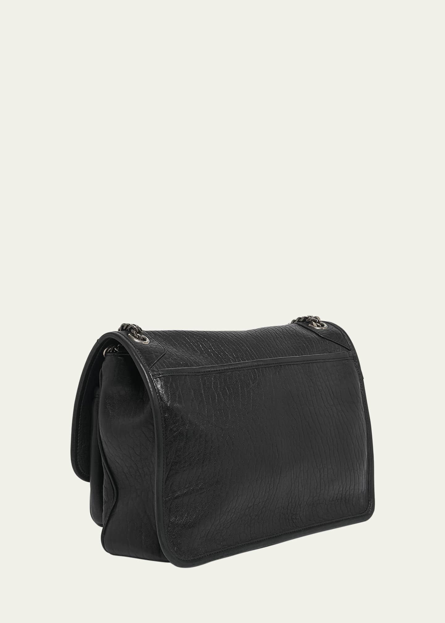 Saint Laurent Niki Large YSL Shoulder Bag in Lambskin Leather Image 3 of 5