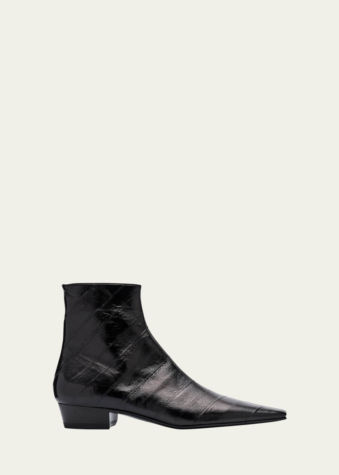 Saint Laurent Men's Paolo 30 Zip Ankle Boots Image 1 of 6