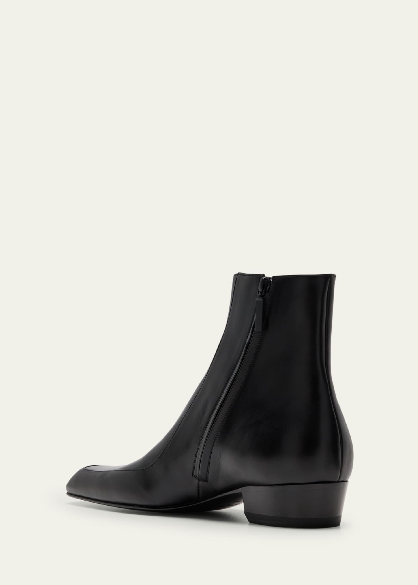ブーツ Saint Laurent  Ankle Boots Men Leather Black $_12.JPG?set_id=880000500F