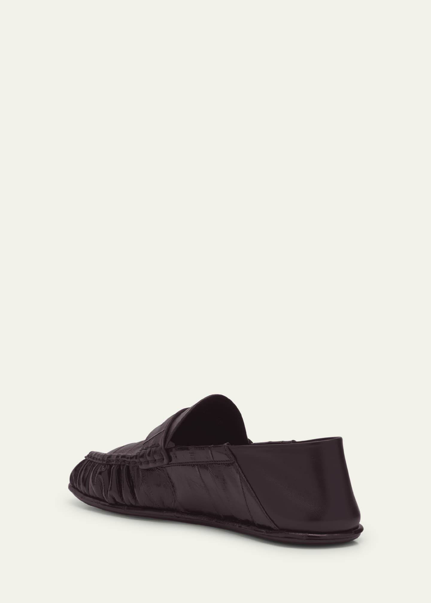 Saint Laurent Mens' Le Loafer Eel Penny Loafers Image 4 of 4