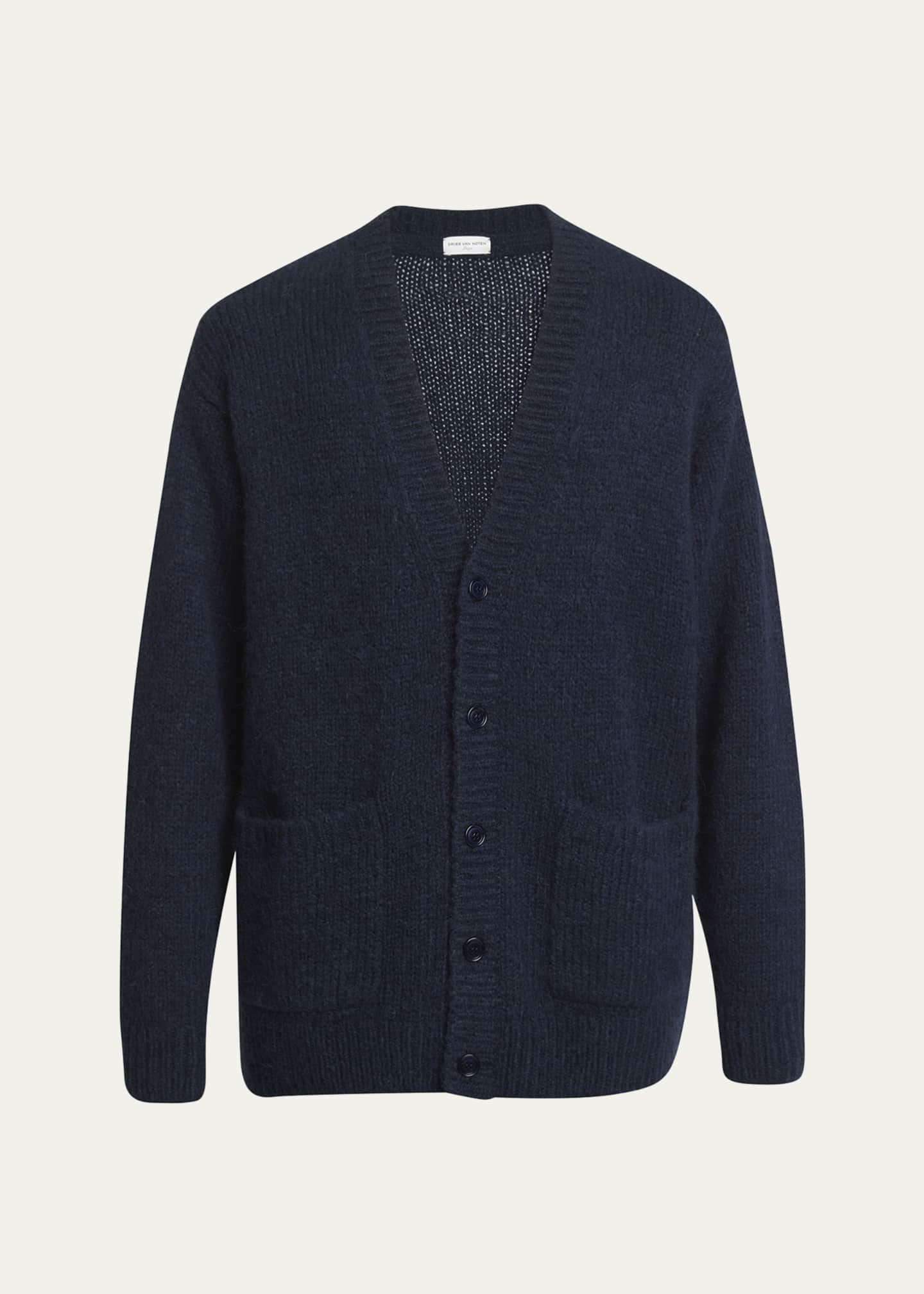 Oversized wool cardigan sale