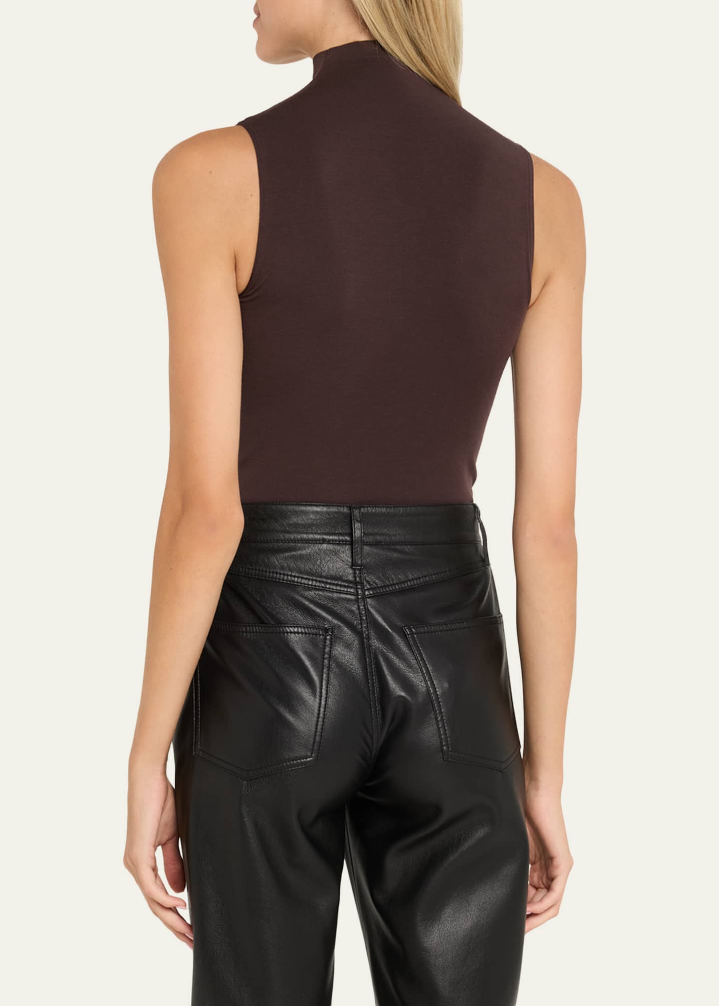 Wolford Sleeveless Mock-Neck String Bodysuit - Bergdorf Goodman