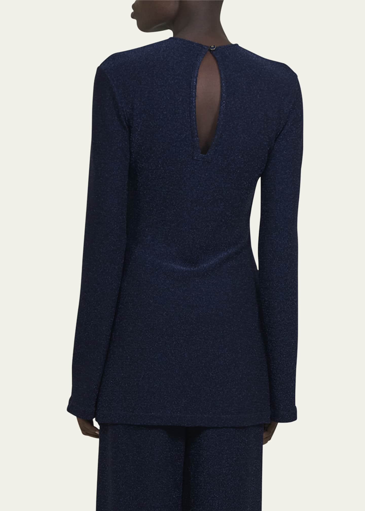 Johanna Ortiz Self Love Knit Lurex Top Image 3 of 4