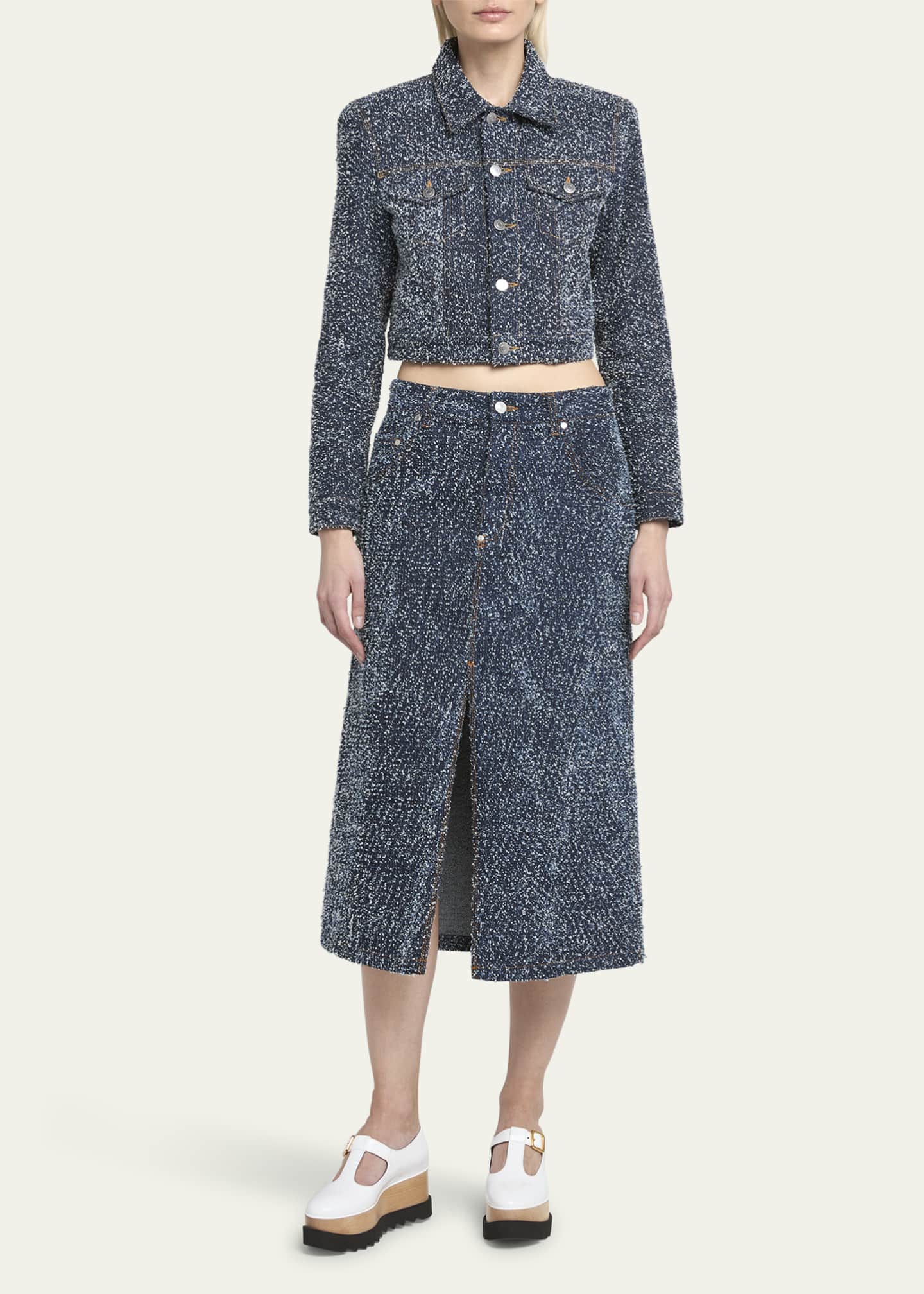 Stella McCartney Elyse Vegan Mary Jane Platform Loafers Image 3 of 5
