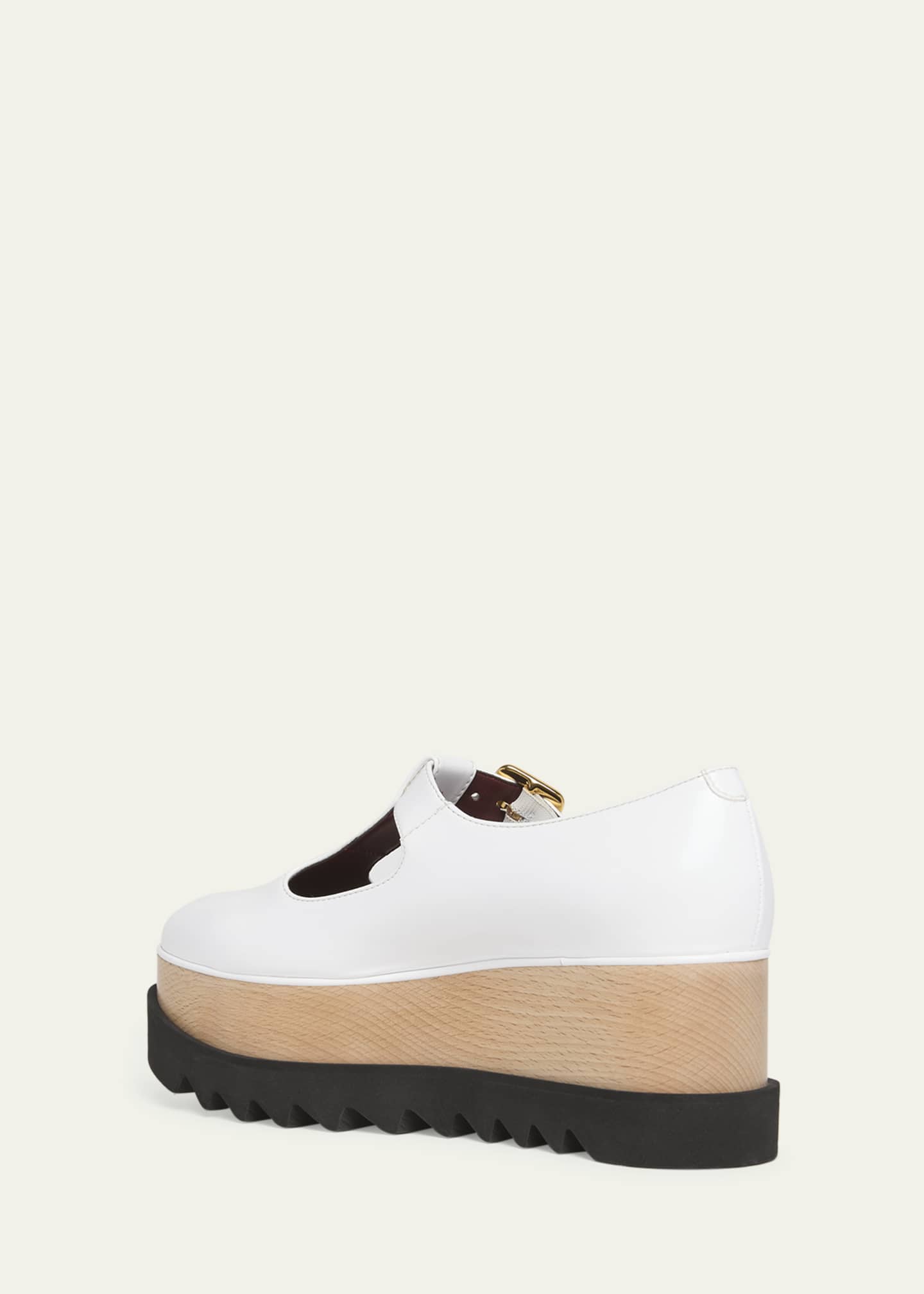 Stella McCartney Elyse Vegan Mary Jane Platform Loafers Image 4 of 5