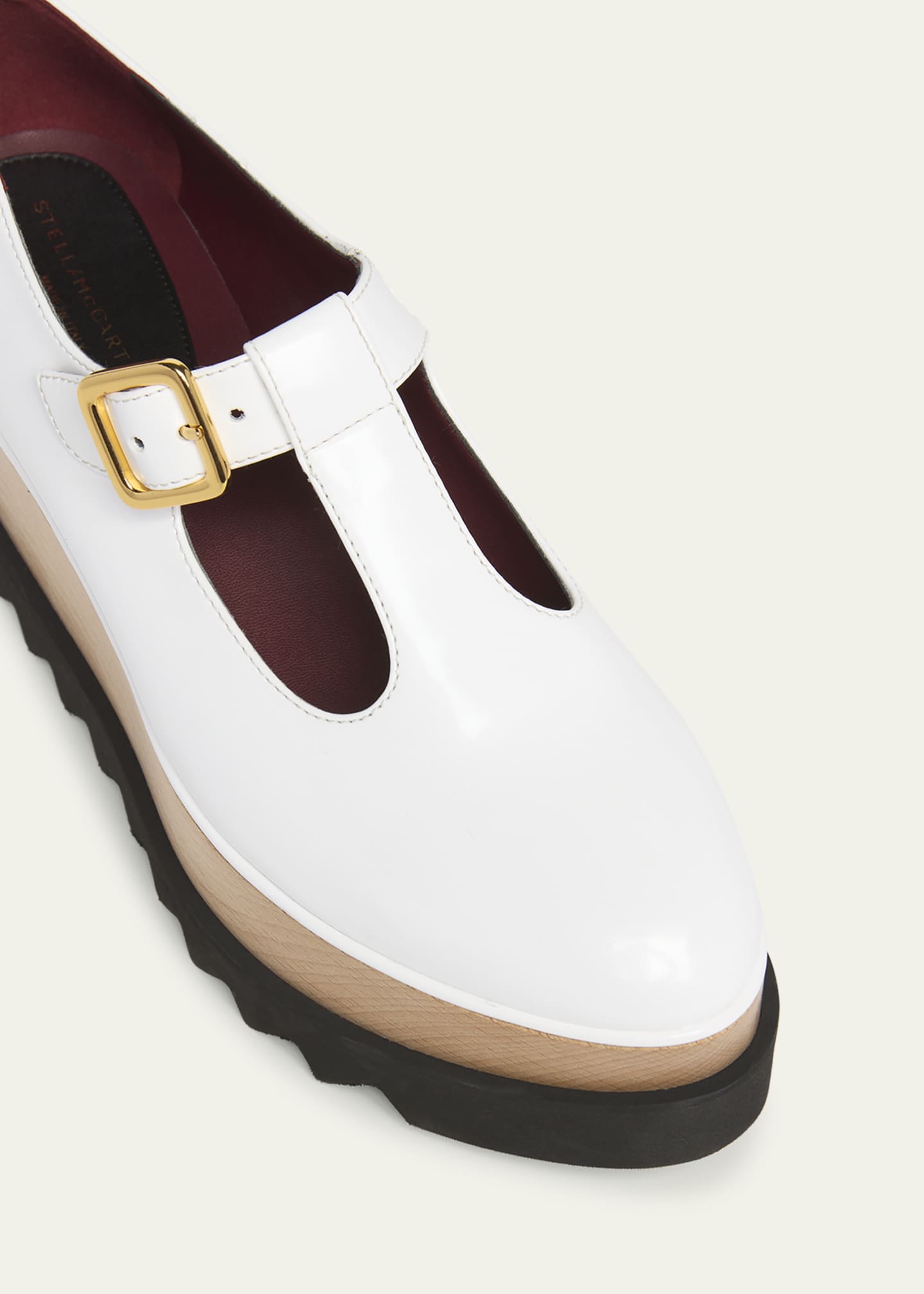 Stella McCartney Elyse Vegan Mary Jane Platform Loafers Image 5 of 5