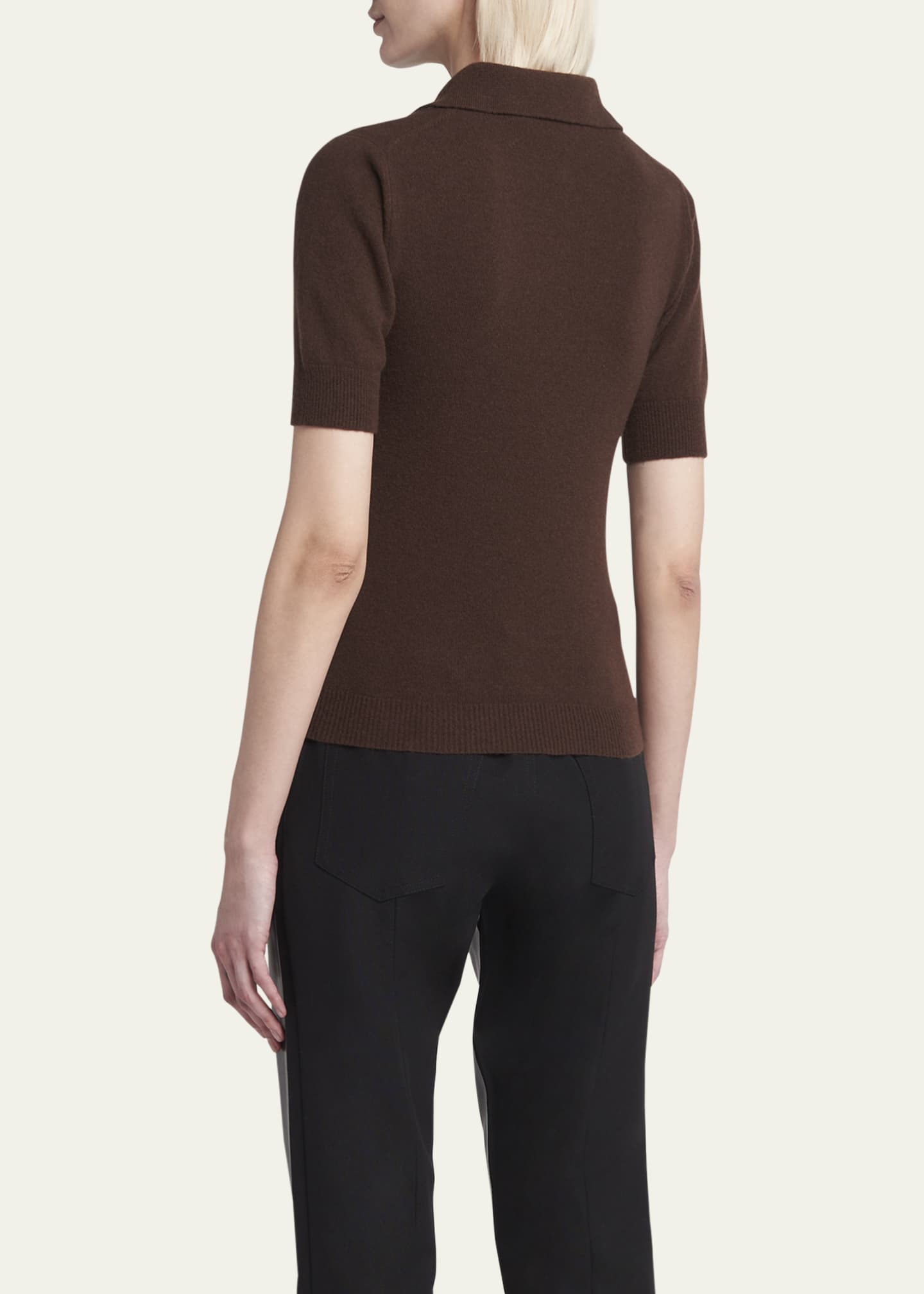 Marni Slim Polo Wool Cashmere Sweater Image 3 of 5