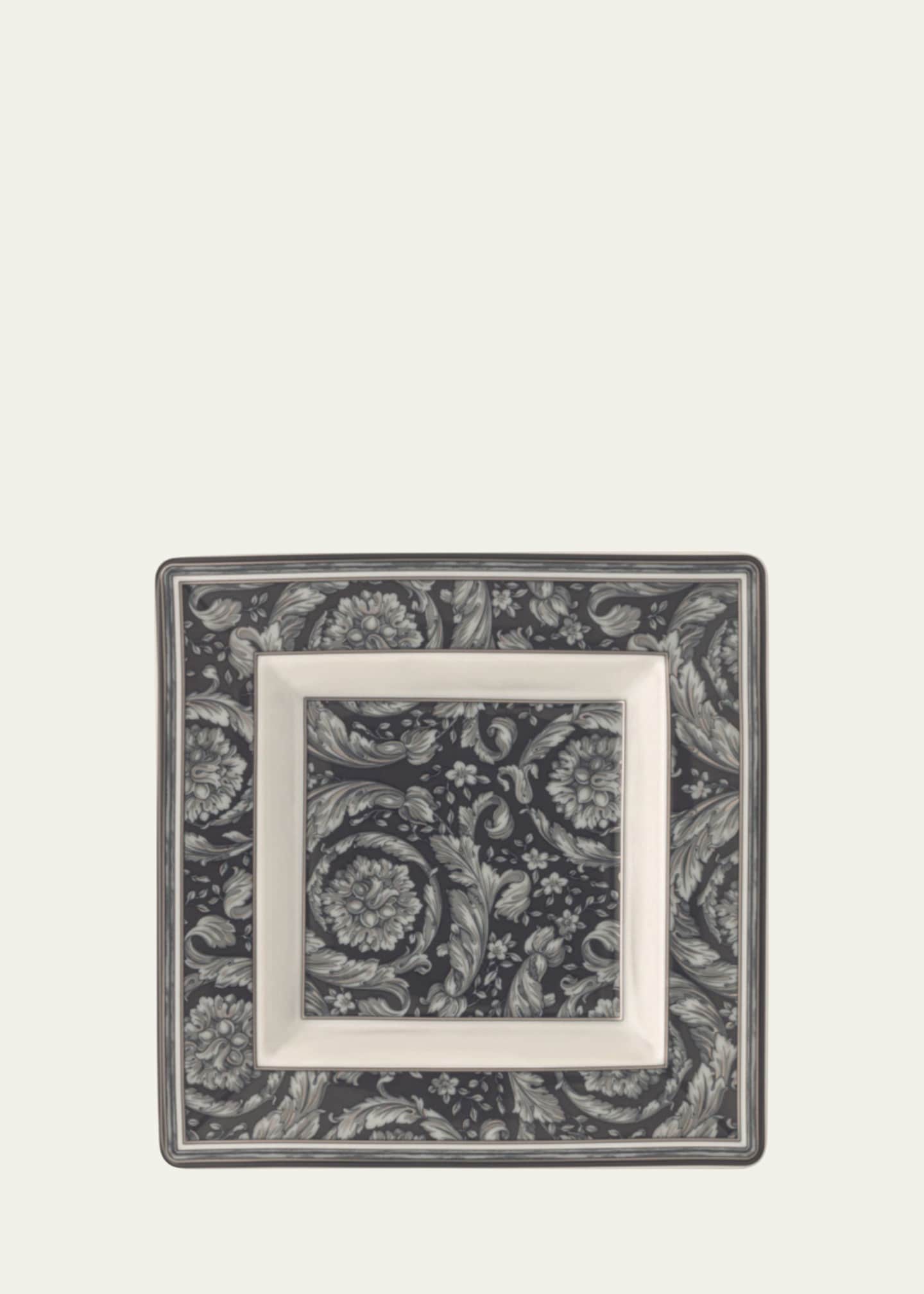 Versace Barocco Haze Tray, 5.1" Square