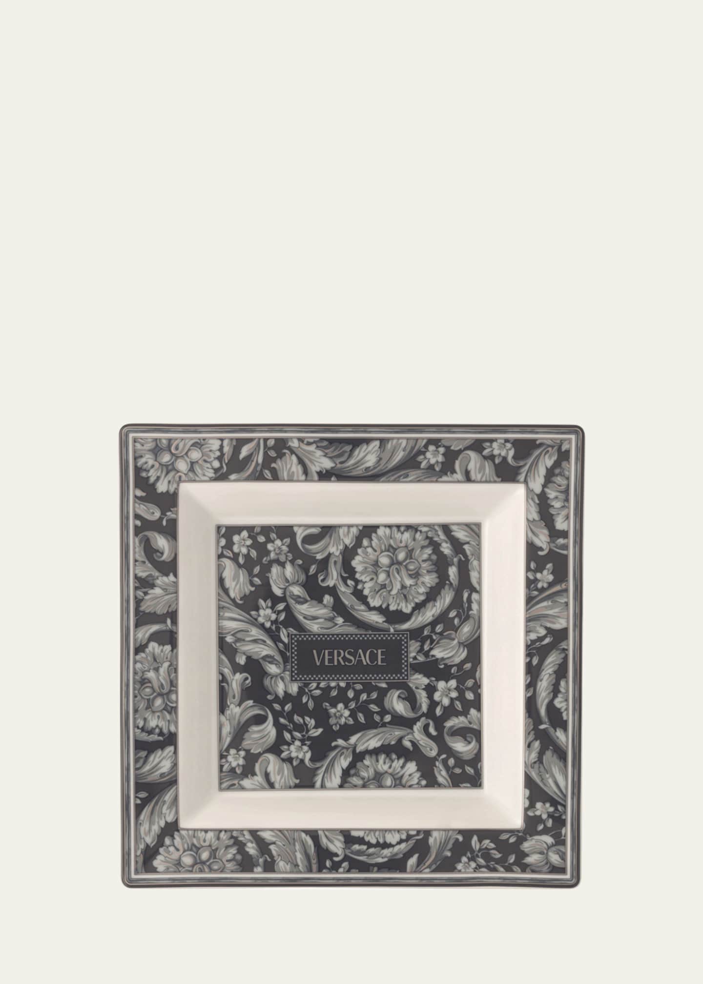 Versace Barocco Haze Tray, 8.5" Square