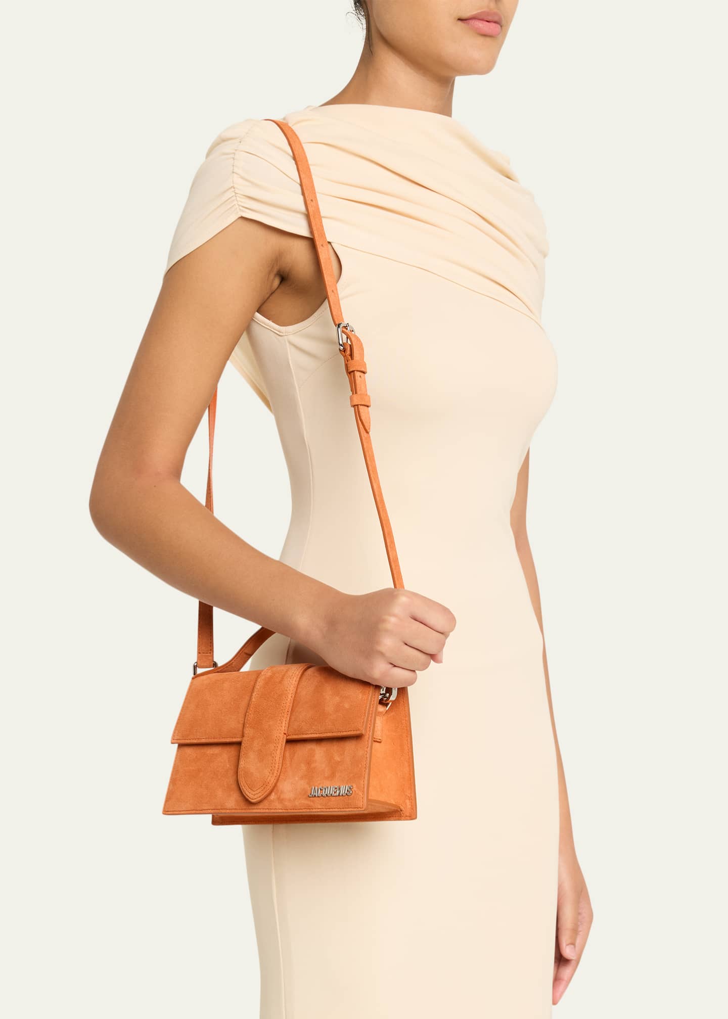 Jacquemus Le Grand Bambino Suede Top Handle Bag - Bergdorf Goodman