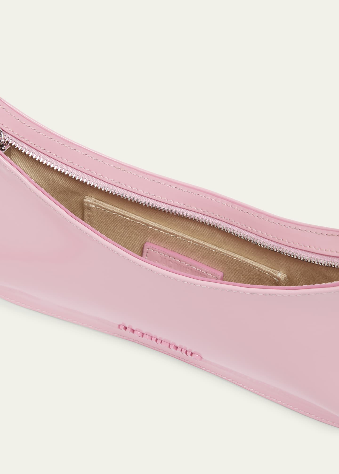 Jacquemus Le Bisou Perle Leather Shoulder Bag Image 4 of 5