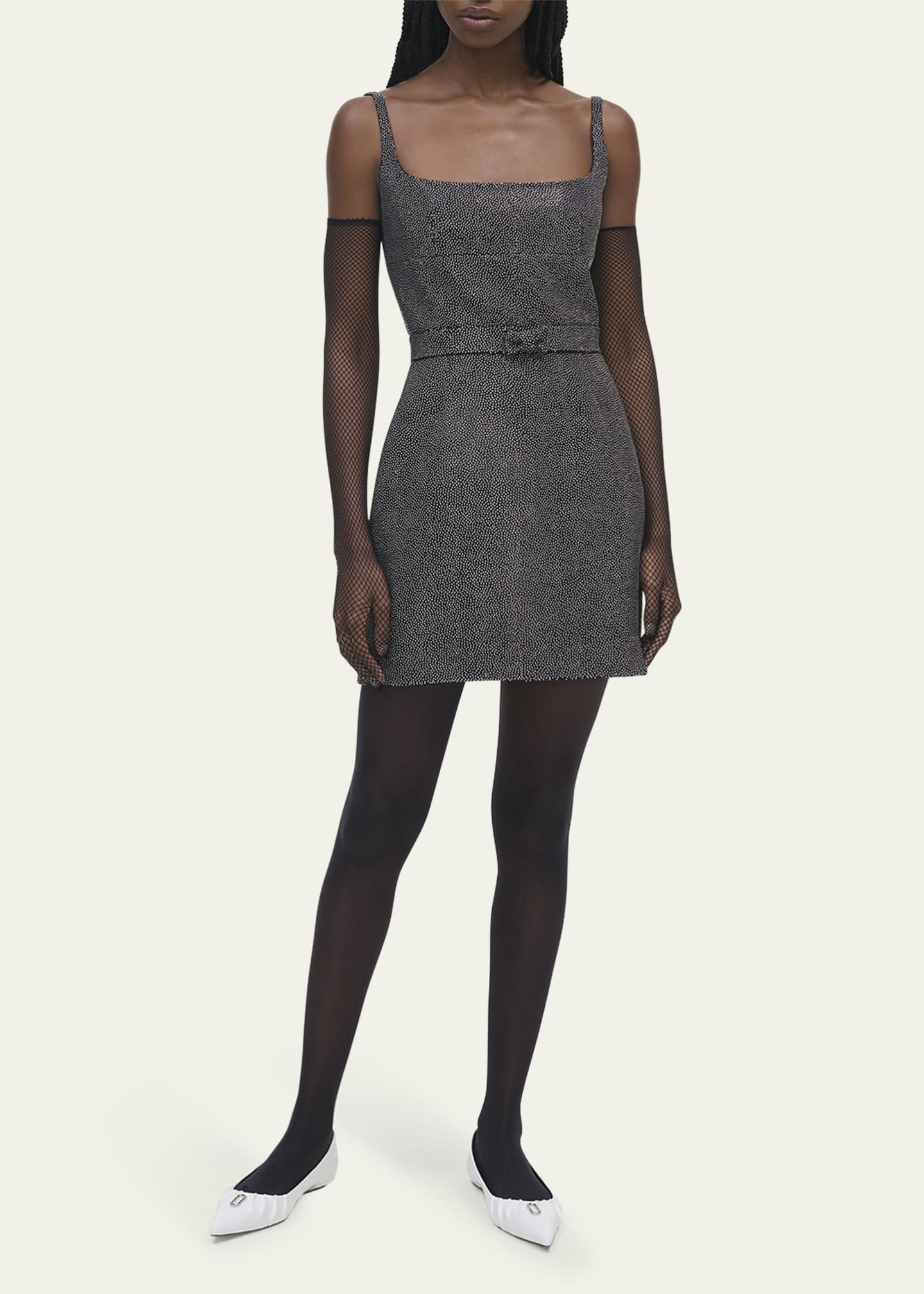 Marc Jacobs Studded Sleeveless Mini Dress Image 2 of 5